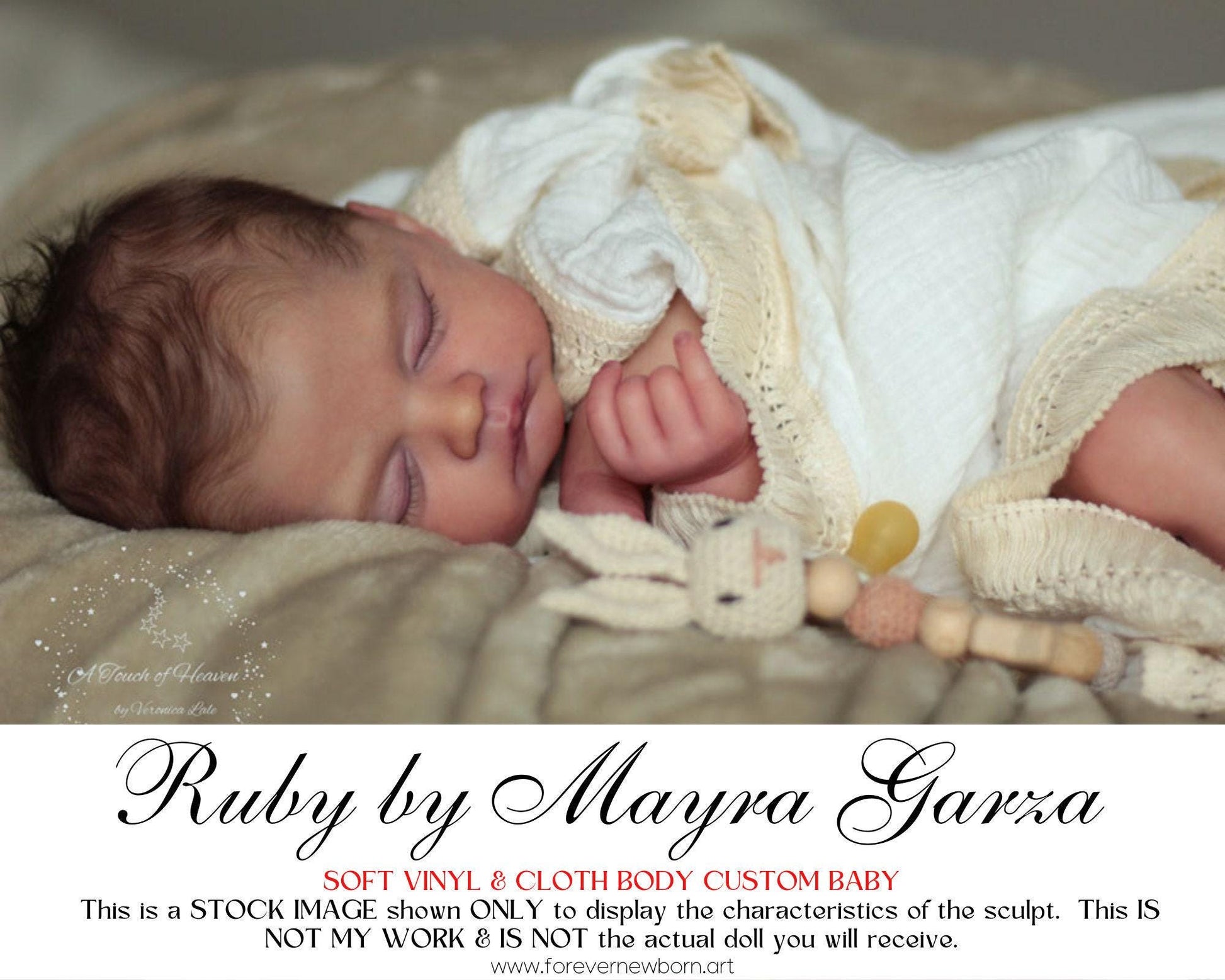 Reborn Baby **Hyper-Realistic** Reborn Doll Ruby by Mayra Garza (19"+Full Limbs)