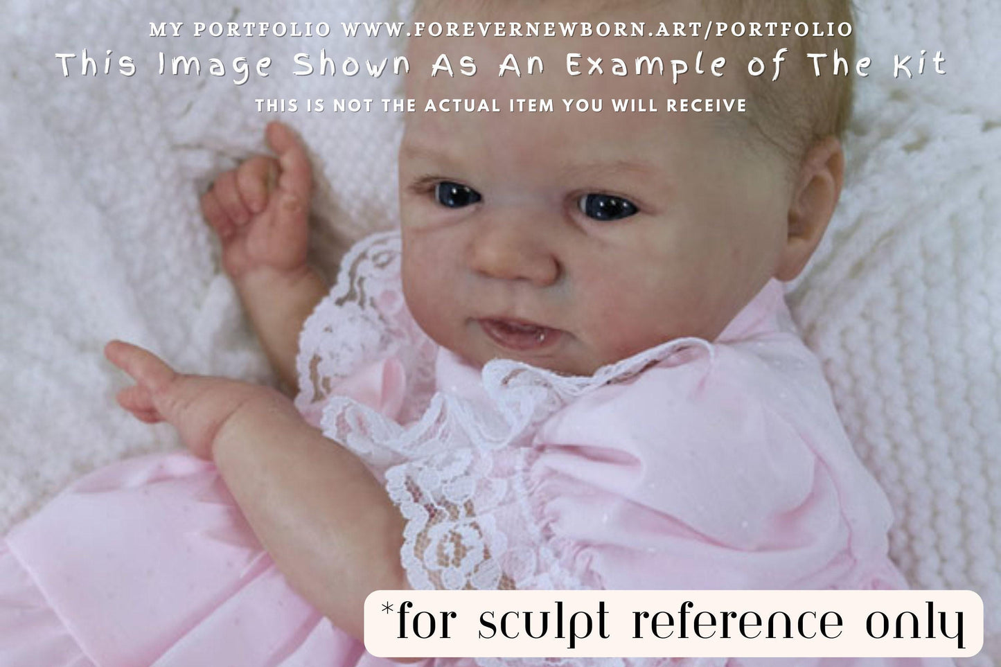 Reborn Baby **Hyper-Realistic** Reborn Doll Bo by Sandy Faber 18" Full Limbs