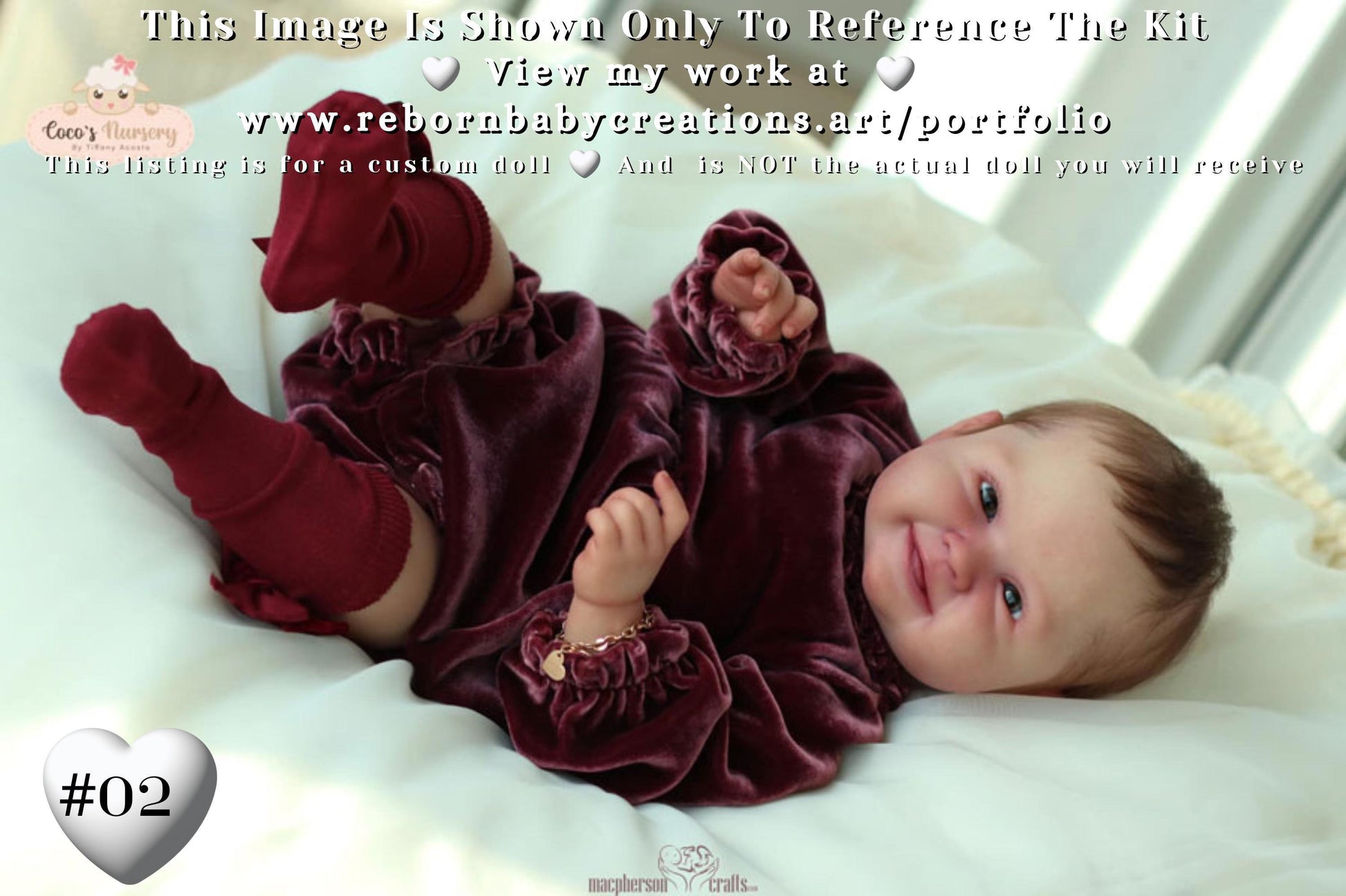 Reborn Baby **Hyper-Realistic** Reborn Doll Summer by Mayra Garza (19"+Full Limbs)