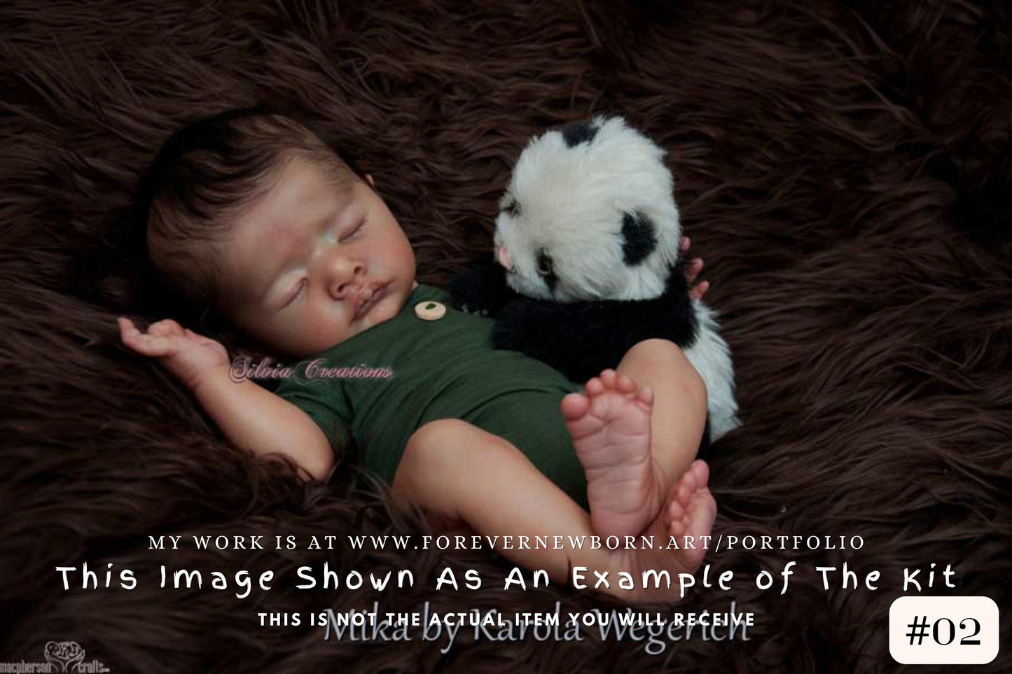Lifelike Reborn Doll Mika by Karola Wegerich (20" + Full Limbs) NEW KIT!