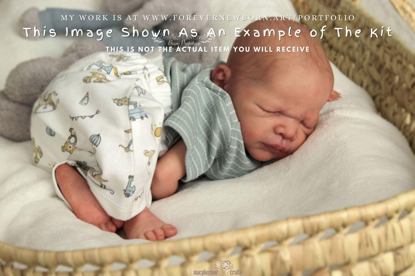 Free Baby Offer ~ Reborn Doll Sale ~ Custom Baby PREEMIE - Bruni by Adrie Stoete 16" Full Limbs