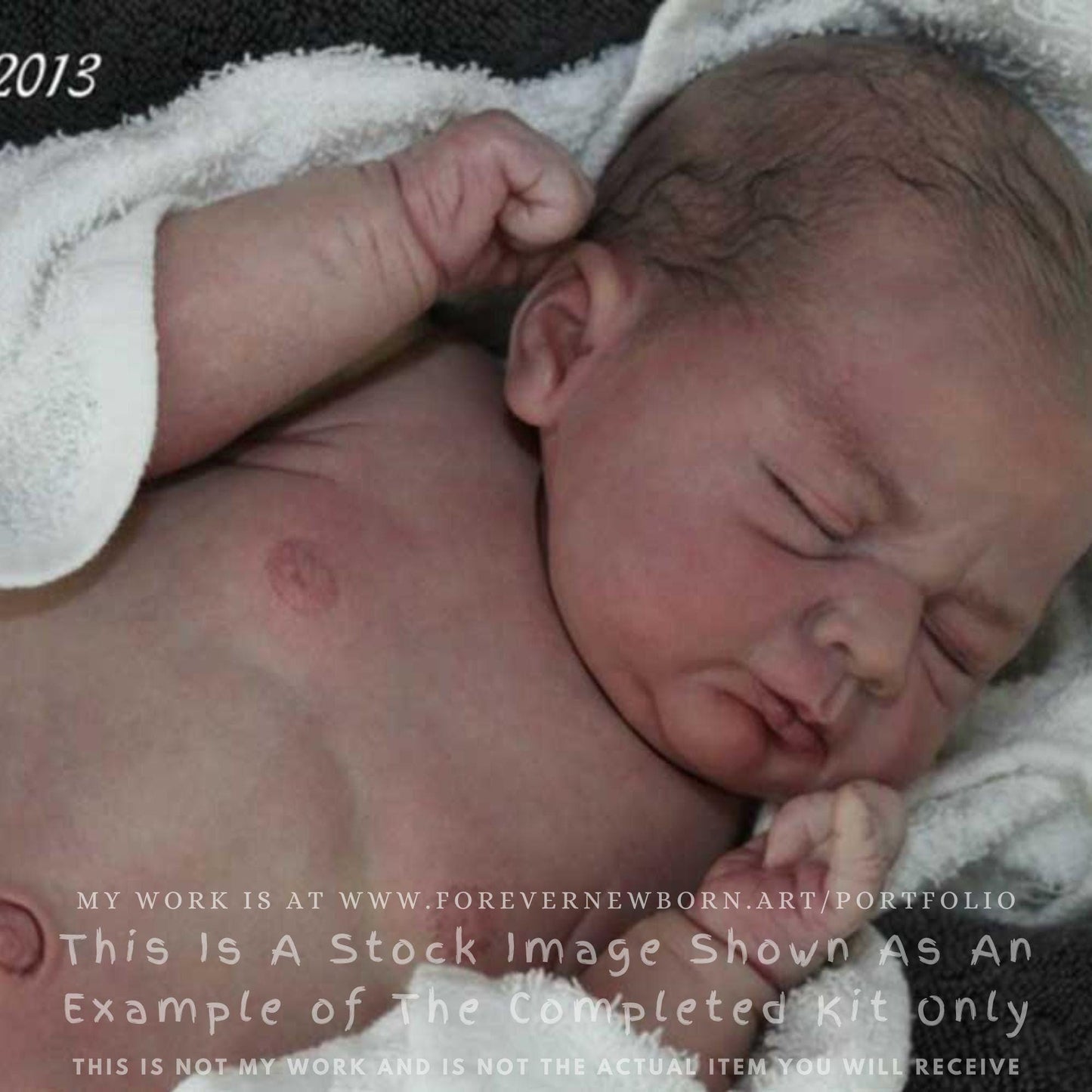Amazing Hyper-Realistic Reborn Custom Doll Ivy by Elisa Marx 18" 5-7 lbs