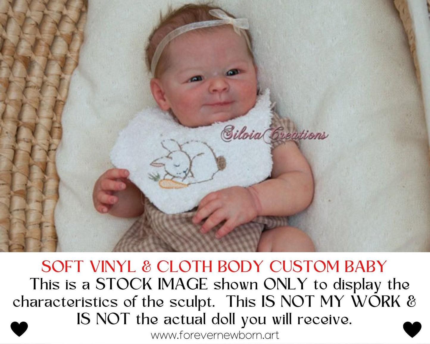 Lifelike Reborn Doll Luan by Doris Moyers Hornbogen (20"+Full Limbs)