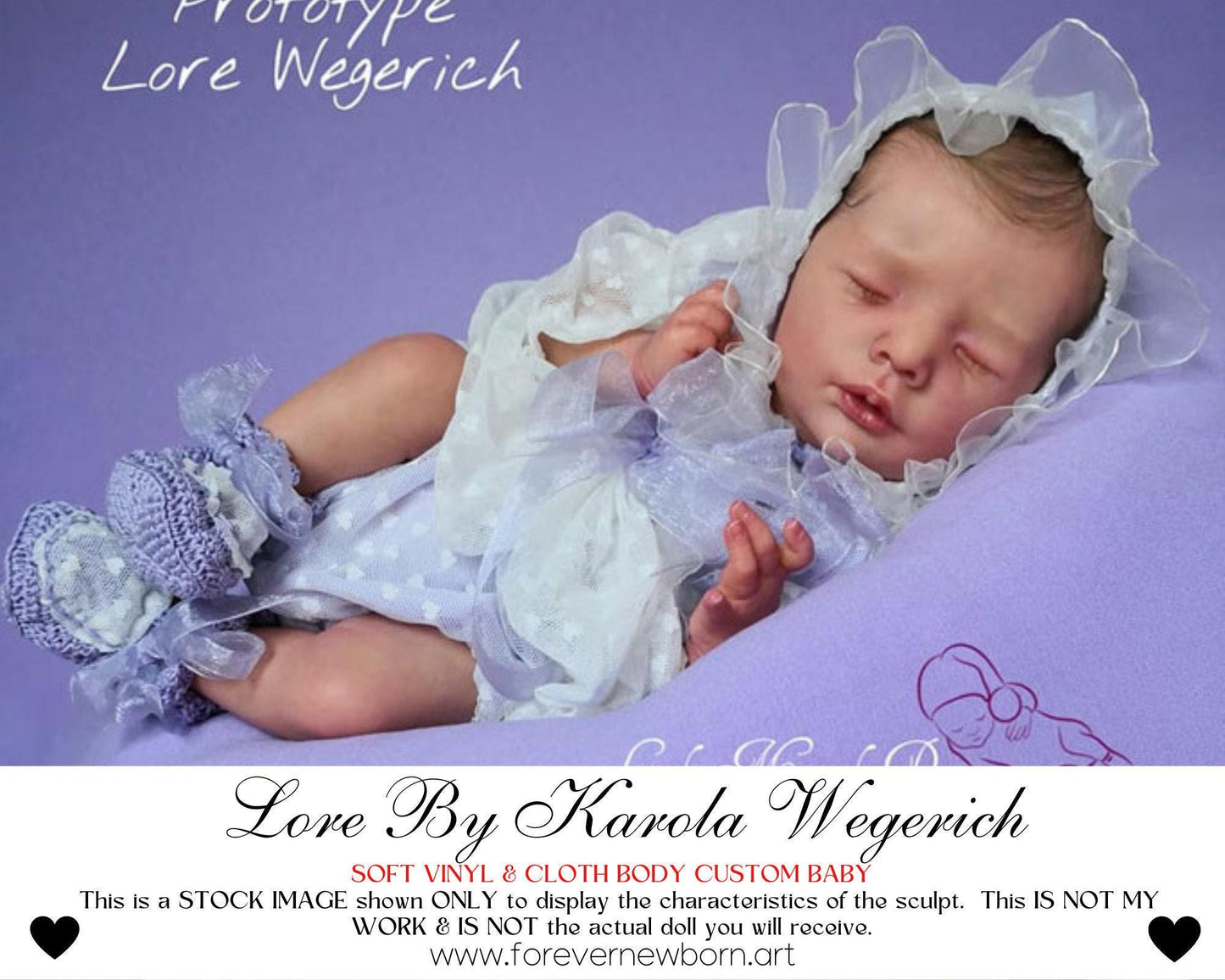 Lifelike Reborn Doll Lore by Karola Wegerich (20"+Full Limbs)