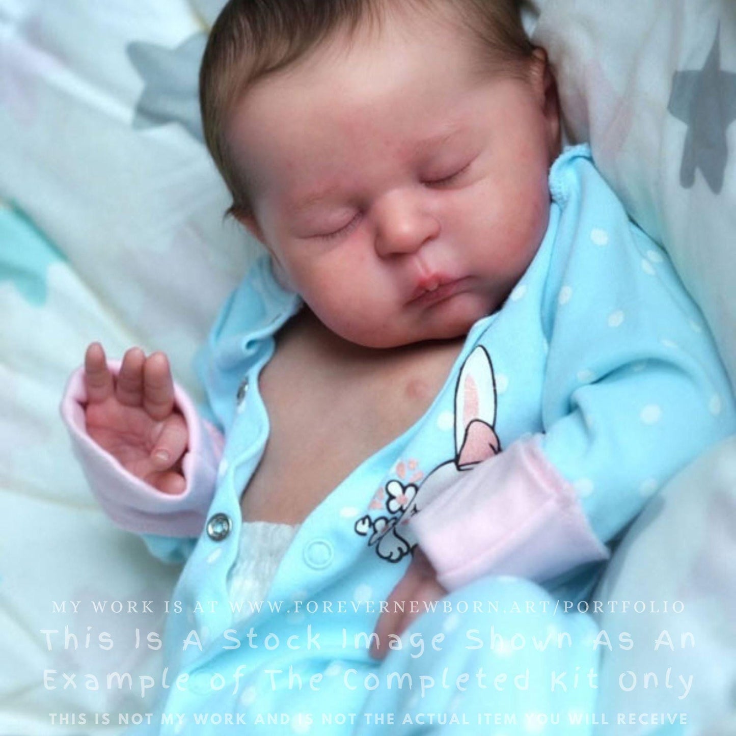 Reborn Baby **Hyper-Realistic** Reborn Doll Darina by Irina Kaplanskaya (19"+Full Limbs)