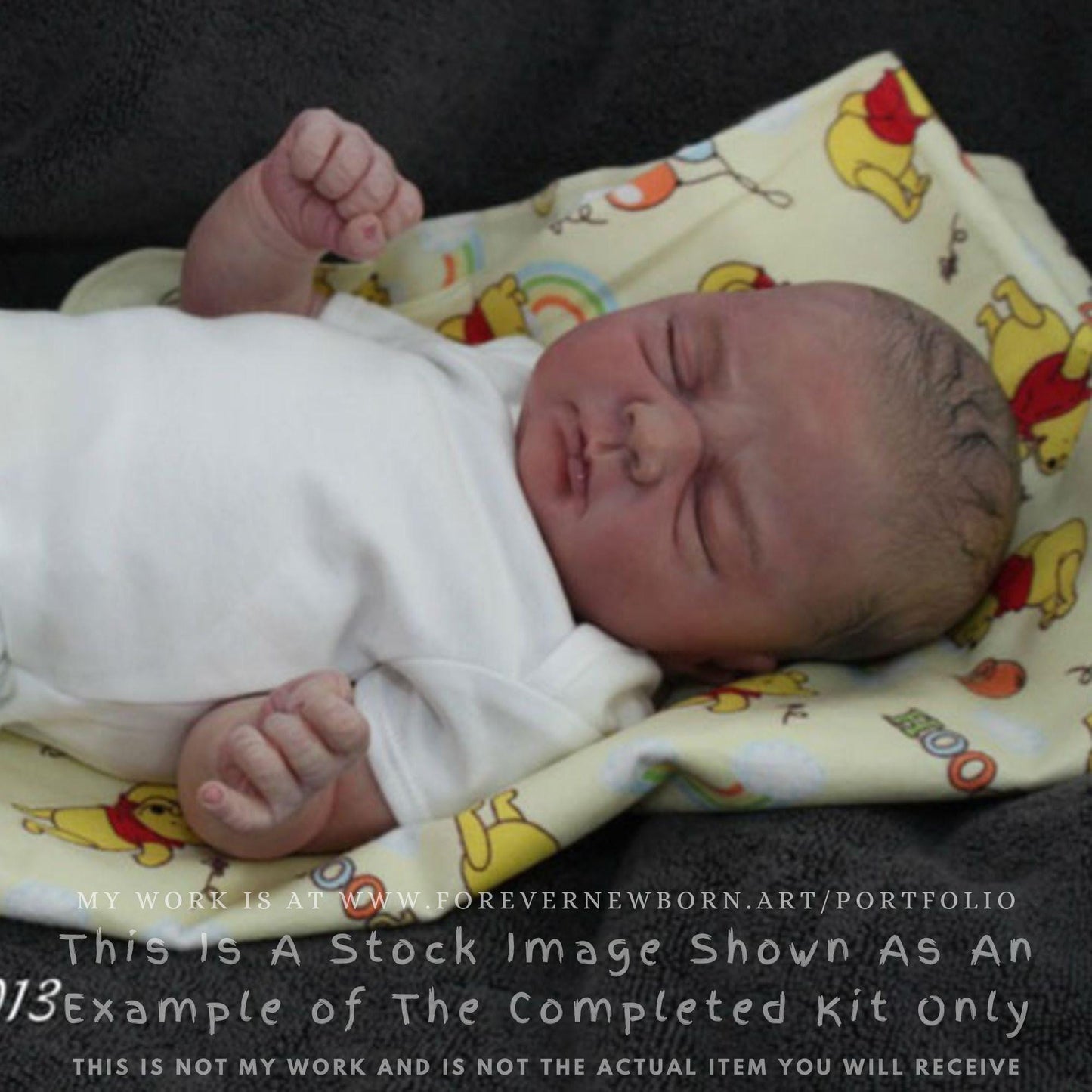 Amazing Hyper-Realistic Reborn Custom Doll Ivy by Elisa Marx 18" 5-7 lbs