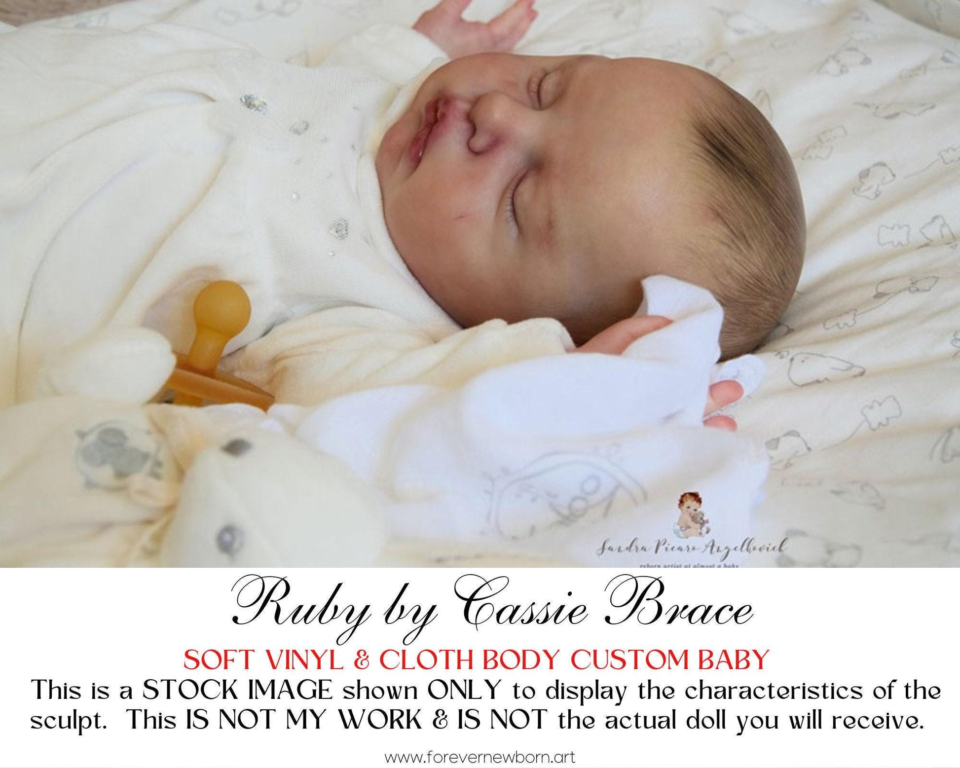 Reborn Baby **Hyper-Realistic** Reborn Doll Ruby by Cassie Brace (21"+ Full Limbs)