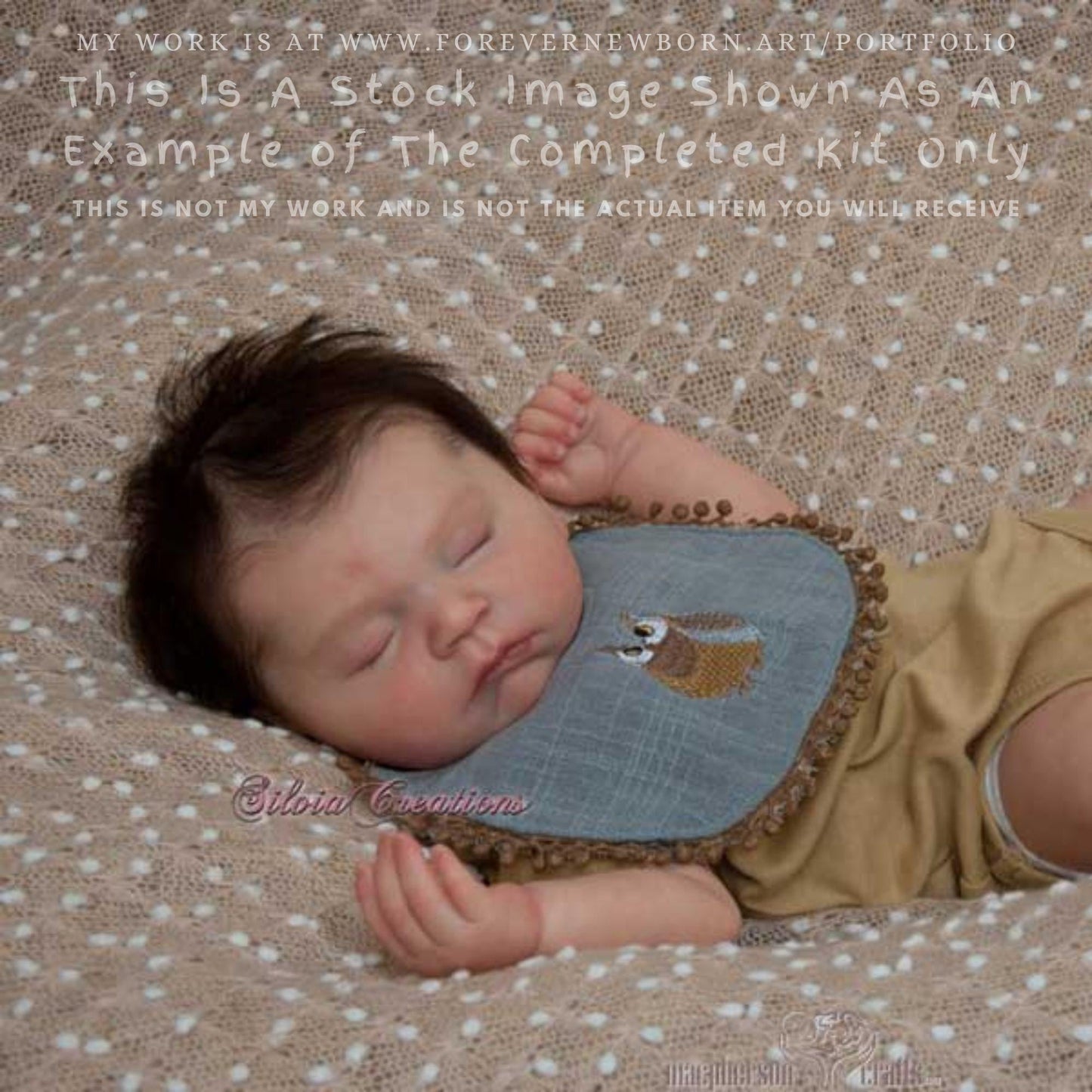 Extremely Realistic Reborn Baby Doll ~ Reborn Baby **Hyper-Realistic** Reborn Doll Gabriel by Eva Brilli (19"+Full Limbs)