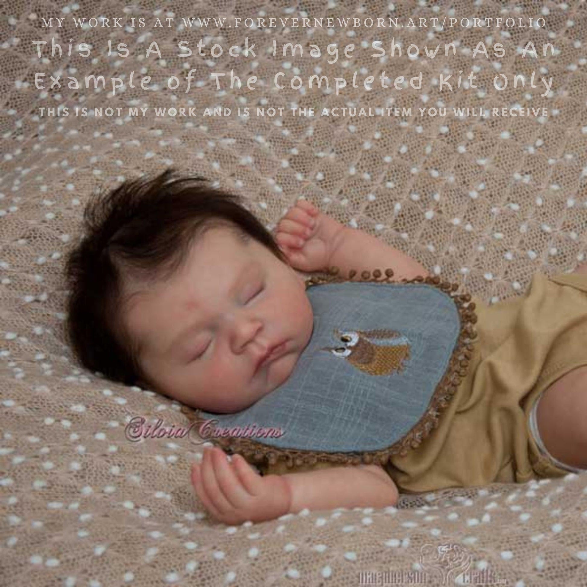 Extremely Realistic Reborn Baby Doll ~ Reborn Baby **Hyper-Realistic** Reborn Doll Gabriel by Eva Brilli (19"+Full Limbs)
