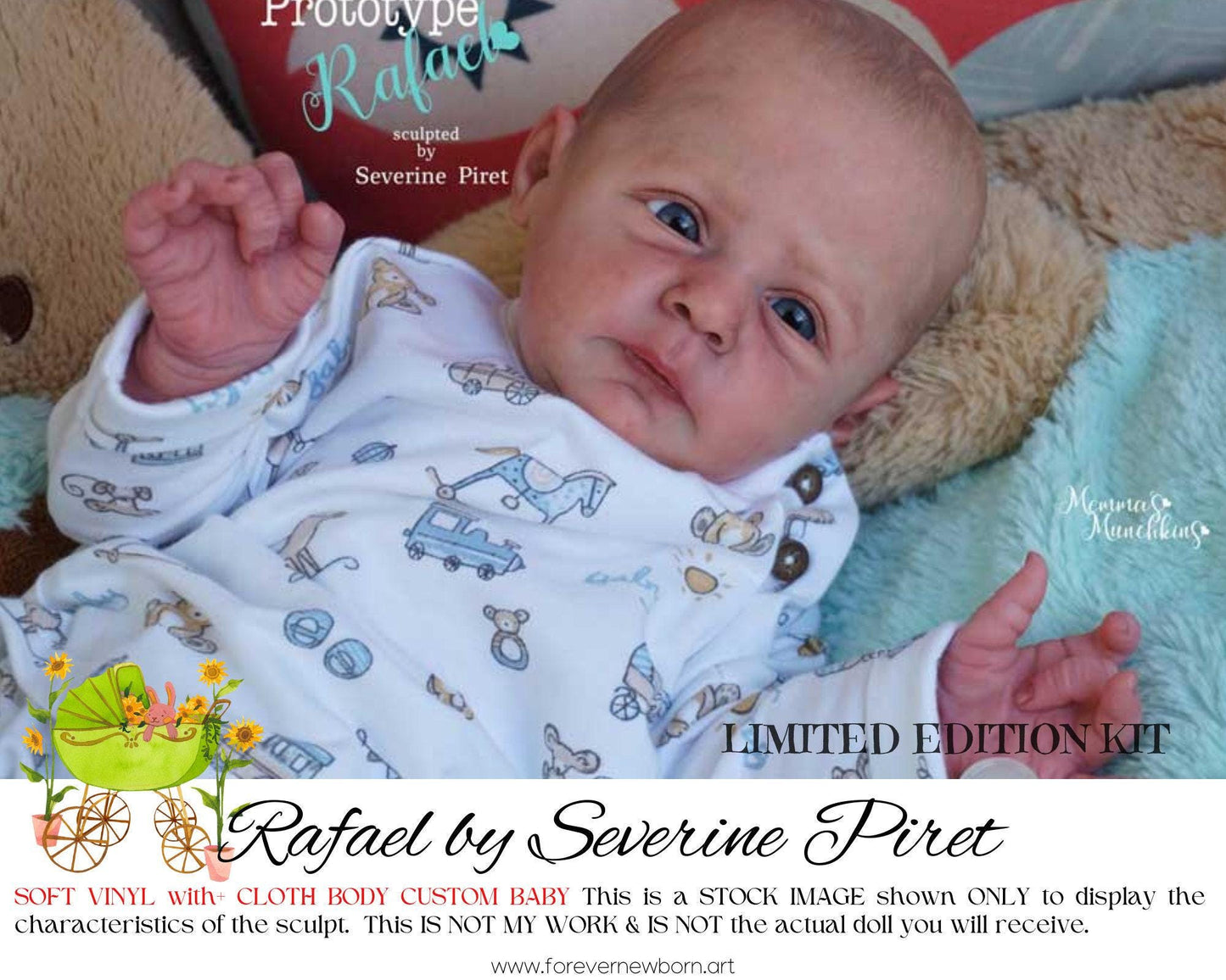 Free Baby Offer ~ Reborn Doll Sale ~ Custom Baby Rafael by Severine Piret (20"+Full Limbs)