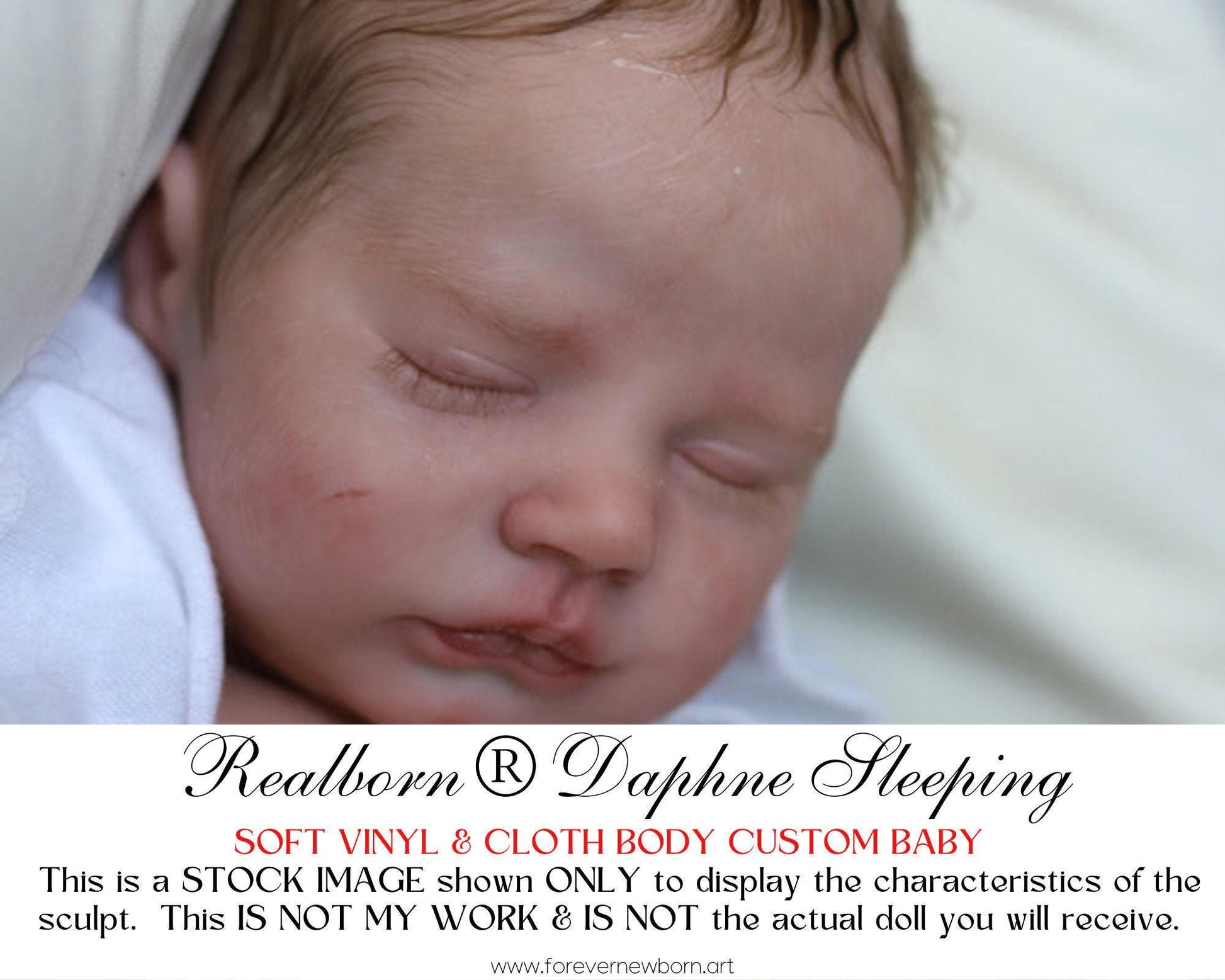 Free Baby Offer ~ Reborn Doll Sale ~ Custom Baby Realborn® Daphne Sleeping (19"+Full Limbs)