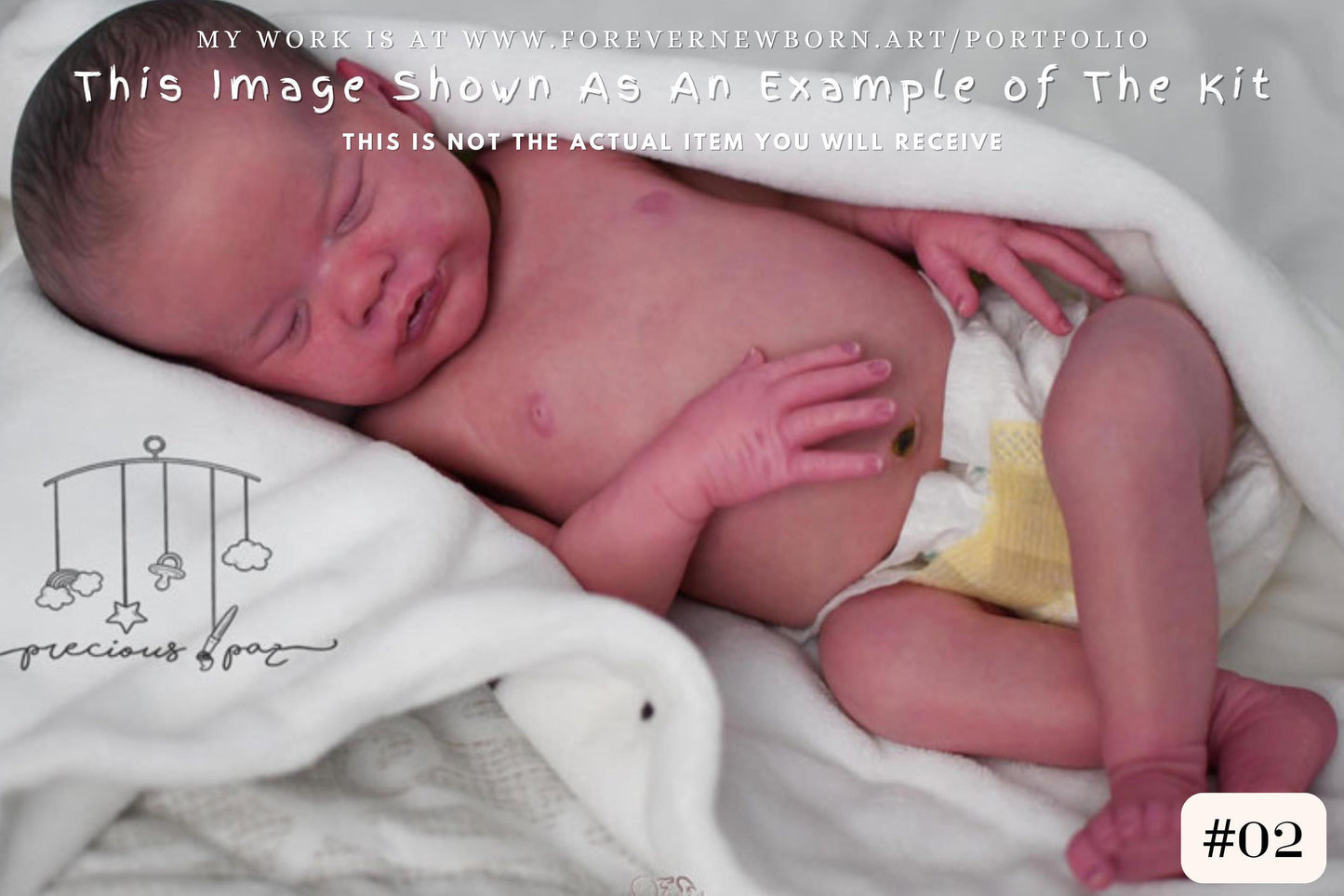 Extremely Realistic Reborn Baby Doll ~ CuStOm ReBoRn Primrose asleep by Laura Lee Eagles (18"+Full Limbs)