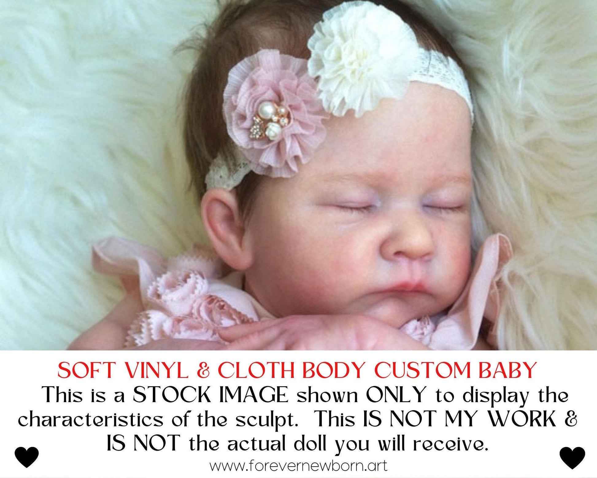 Reborn Baby **Hyper-Realistic** Reborn Doll Roxy by Severine Piret (20"+Full Limbs)