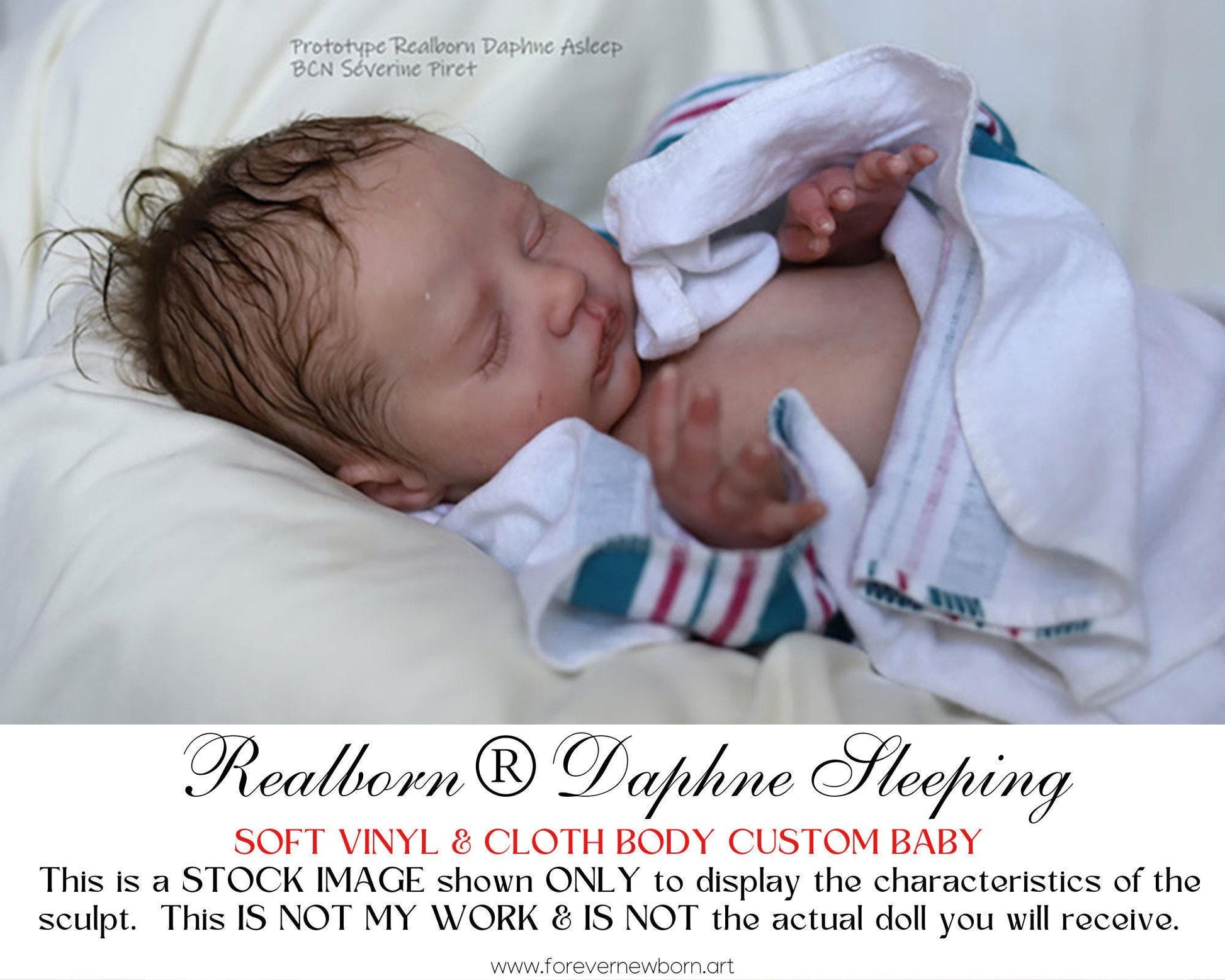 Free Baby Offer ~ Reborn Doll Sale ~ Custom Baby Realborn® Daphne Sleeping (19"+Full Limbs)