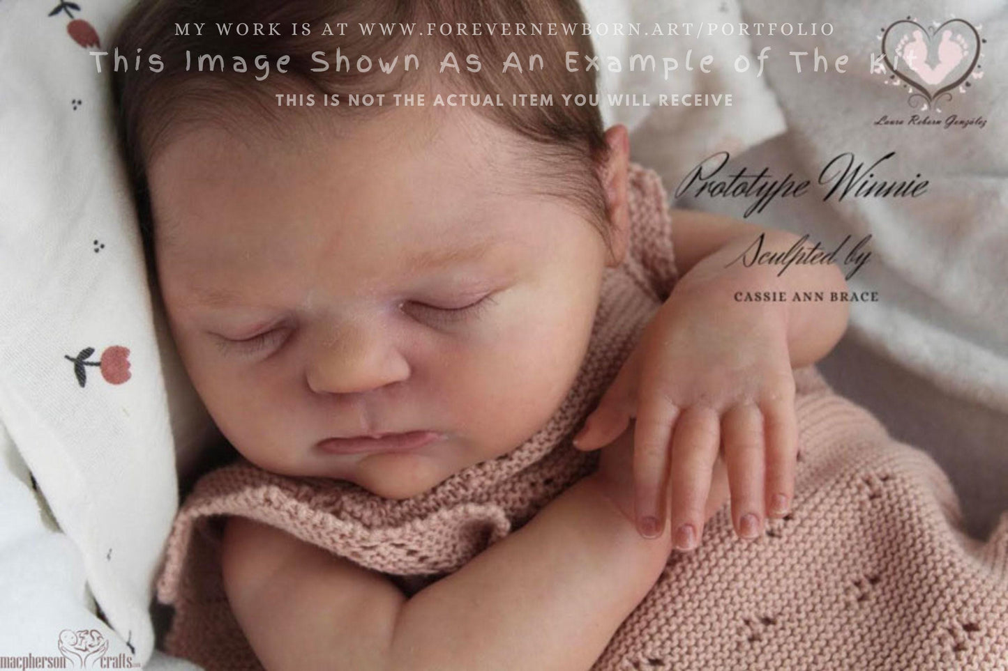 Attention Reborn Baby Collectors ~ Custom Winnie by Cassie Brace 19" Full Limbs