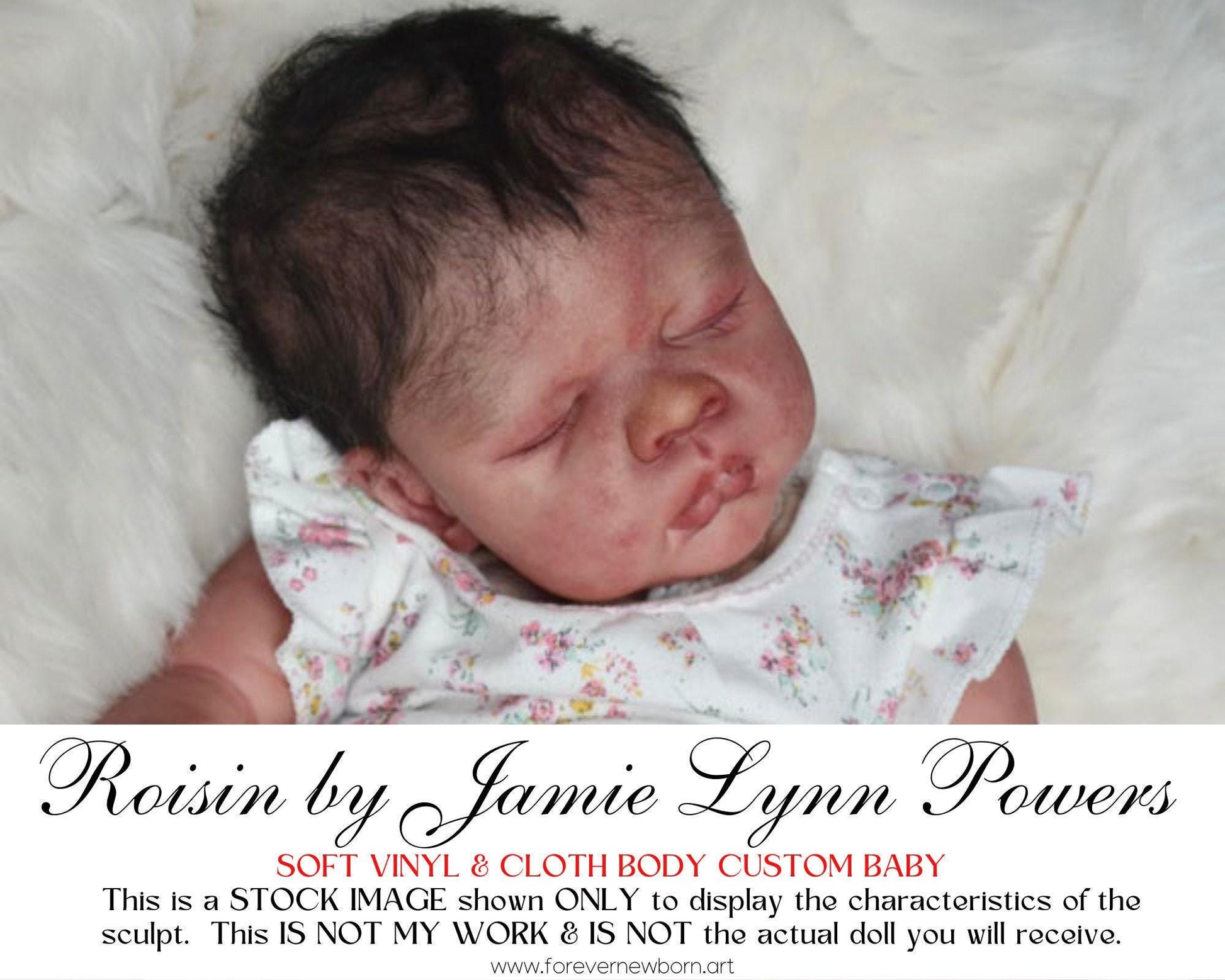 Reborn Baby **Hyper-Realistic** Reborn Doll Roisin by Jamie Lynn Powers (18"+ Full Limbs)