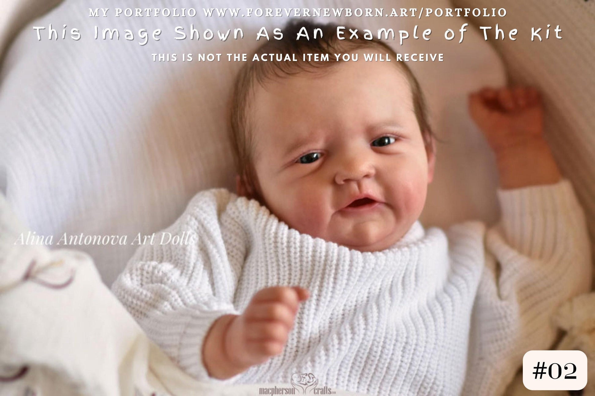 Attention Reborn Baby Collectors ~ Custom Trixi by Severine Piret (22"+ Full Limbs) *Extended Processing Time. NEW SCULPT.