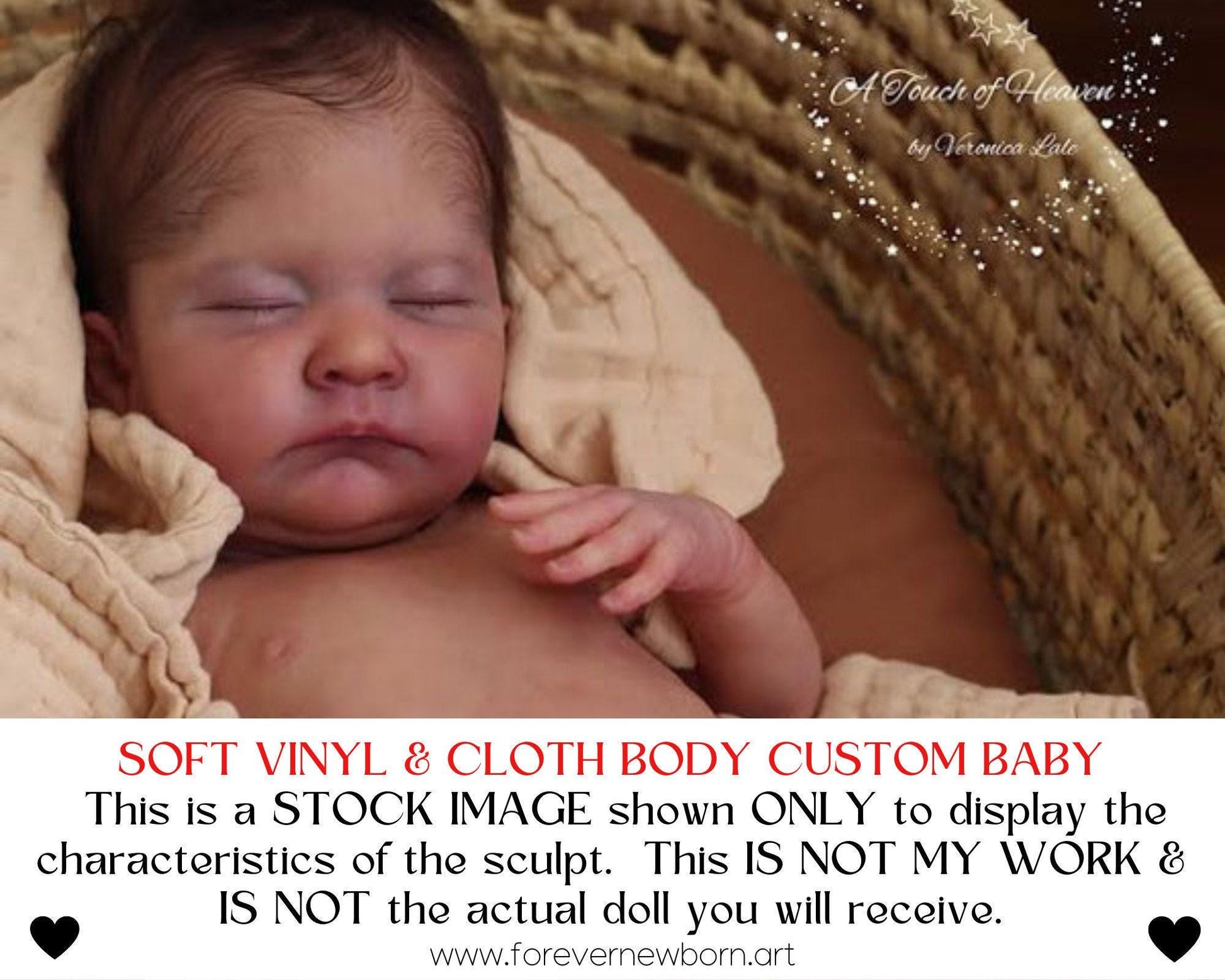 Reborn Baby **Hyper-Realistic** Reborn Doll Roxy by Severine Piret (20"+Full Limbs)