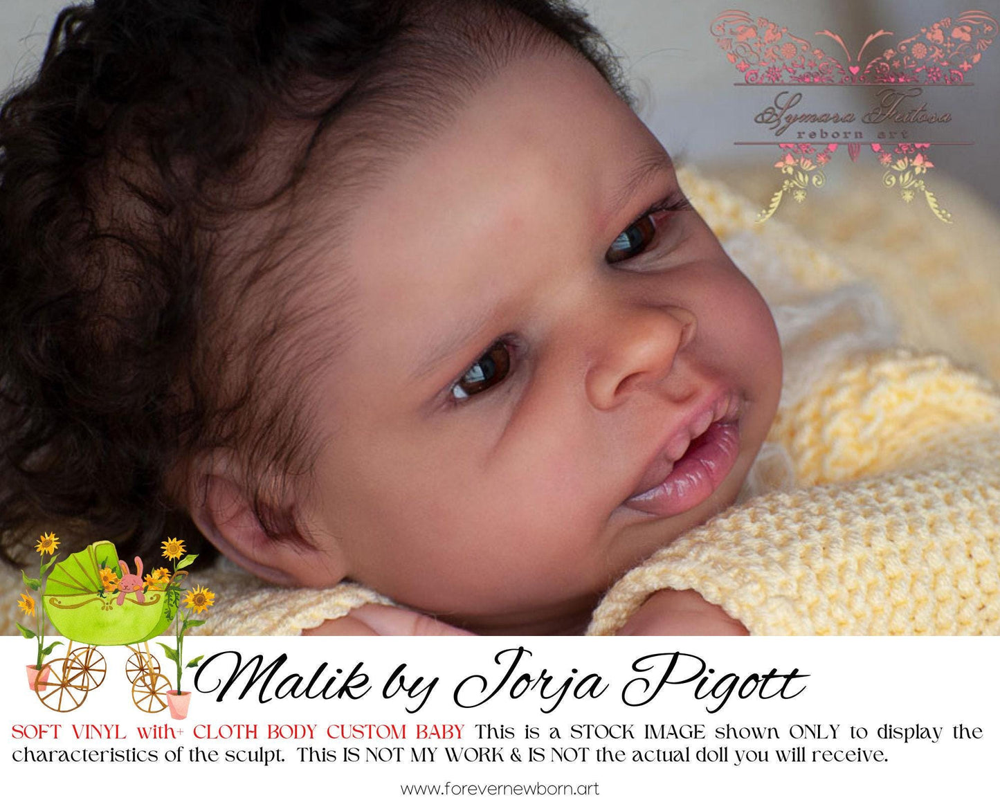 Lifelike Reborn Doll Malik by Jorja Pigott (18"+Full Limbs)