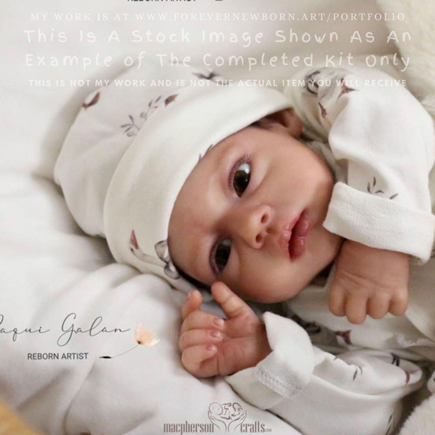 Extremely Realistic Reborn Baby Doll ~ Reborn Baby **Hyper-Realistic** Reborn Doll Elsa by Teresa De Castro (18"+Full Limbs)