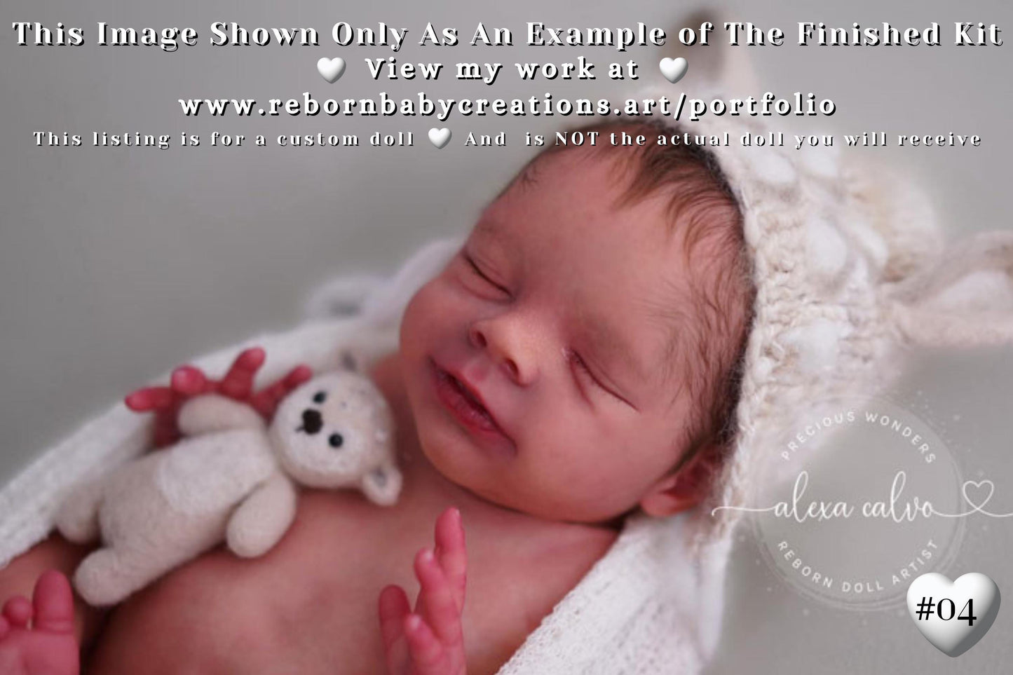 Extremely Realistic Reborn Baby Doll ~ CuStOm ReBoRn LE Leano by Olga Auer (19"+Full Limbs) *NEW Release