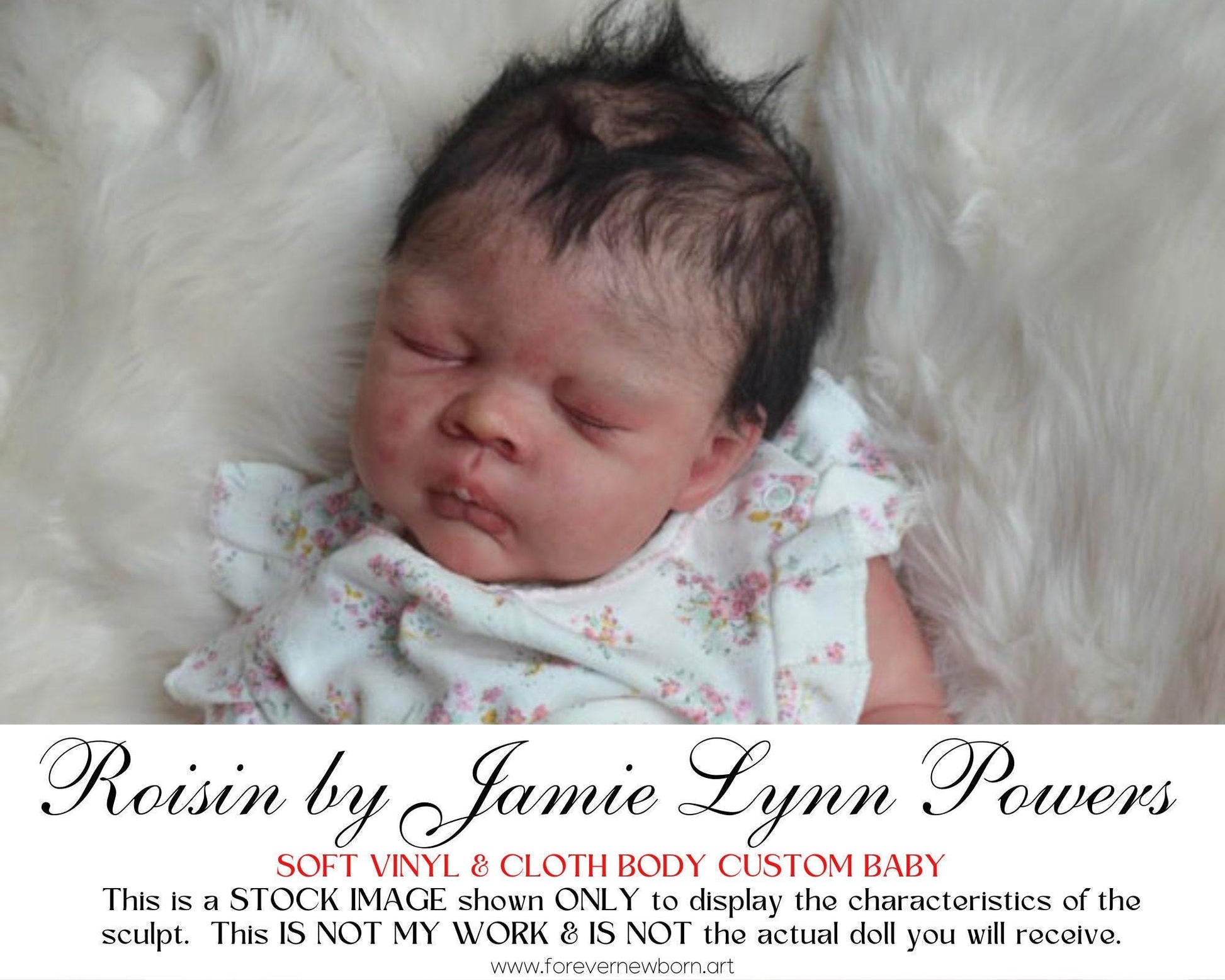 Reborn Baby **Hyper-Realistic** Reborn Doll Roisin by Jamie Lynn Powers (18"+ Full Limbs)