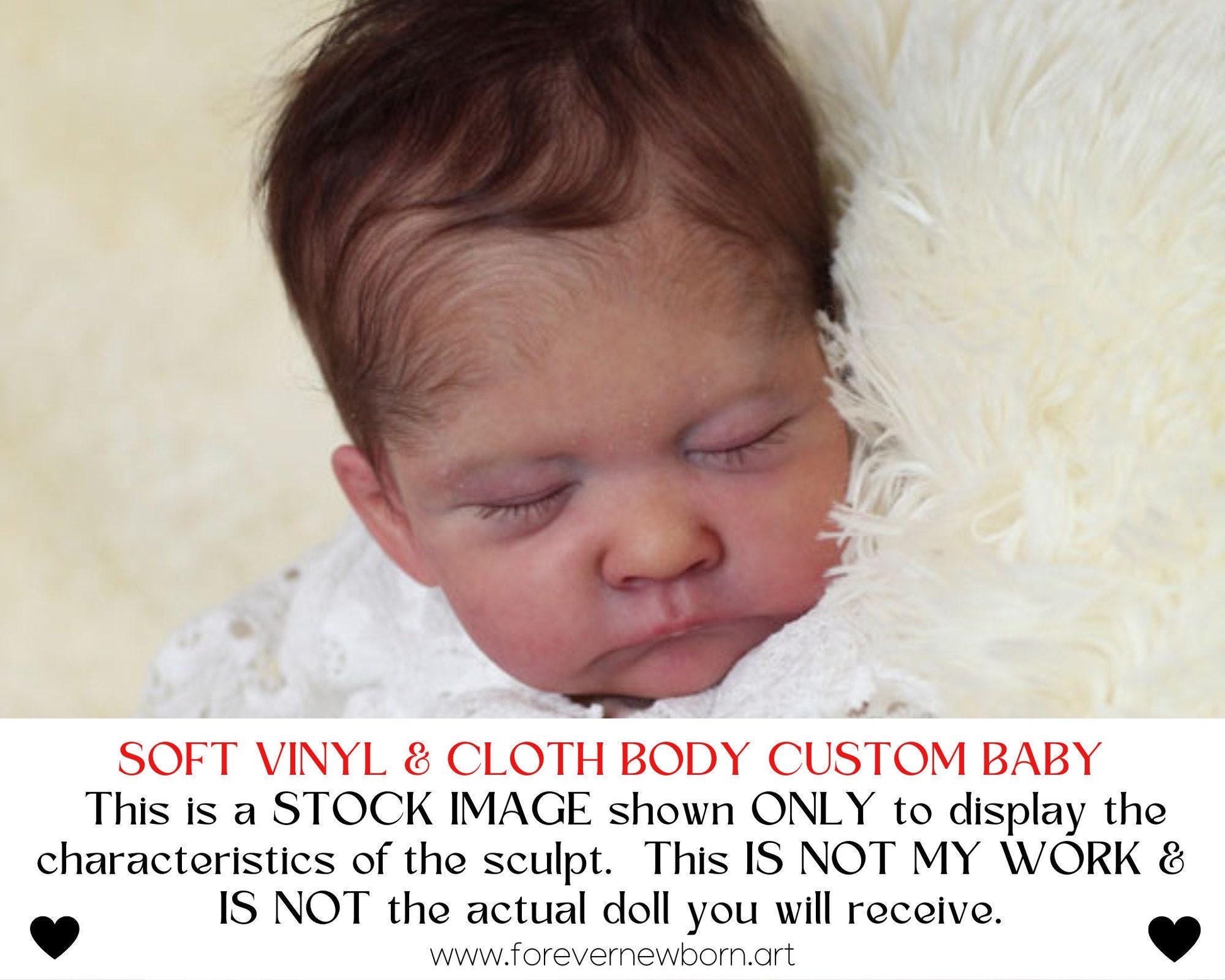 Reborn Baby **Hyper-Realistic** Reborn Doll Roxy by Severine Piret (20"+Full Limbs)