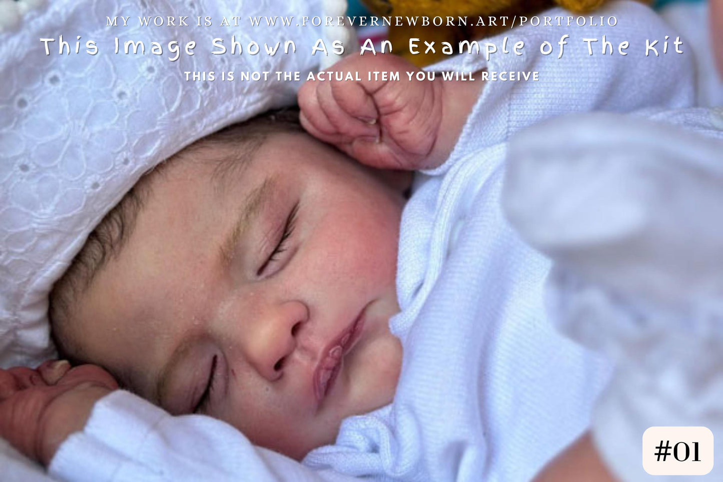Amazing Hyper-Realistic Reborn Custom Doll Laurie by Cassie Ann Love (20" Full Limbs)