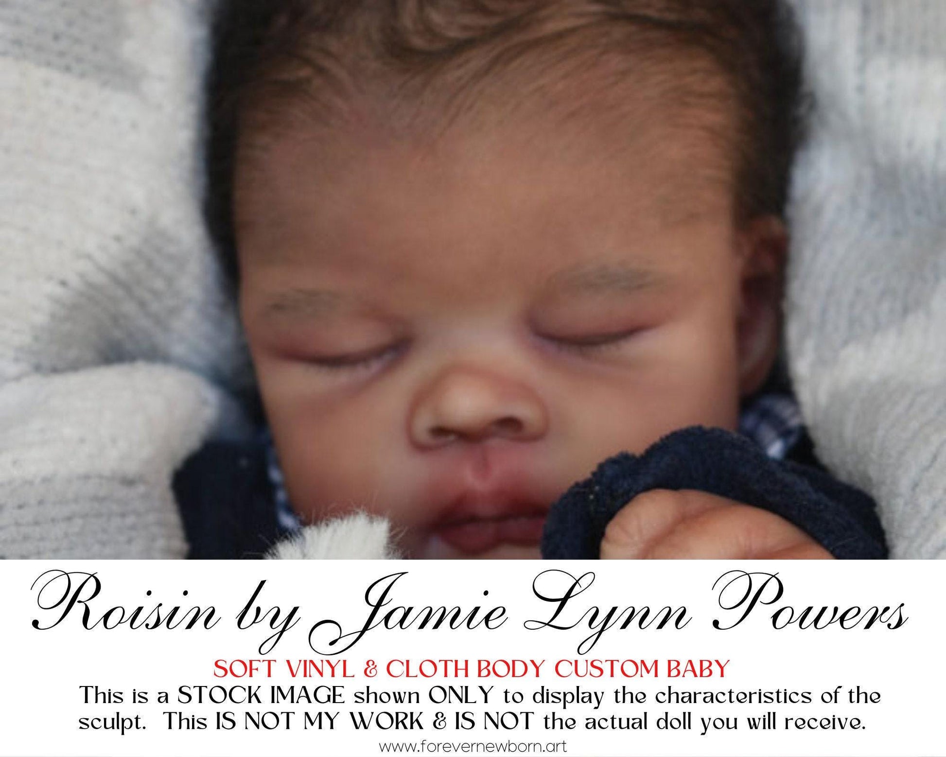 Reborn Baby **Hyper-Realistic** Reborn Doll Roisin by Jamie Lynn Powers (18"+ Full Limbs)