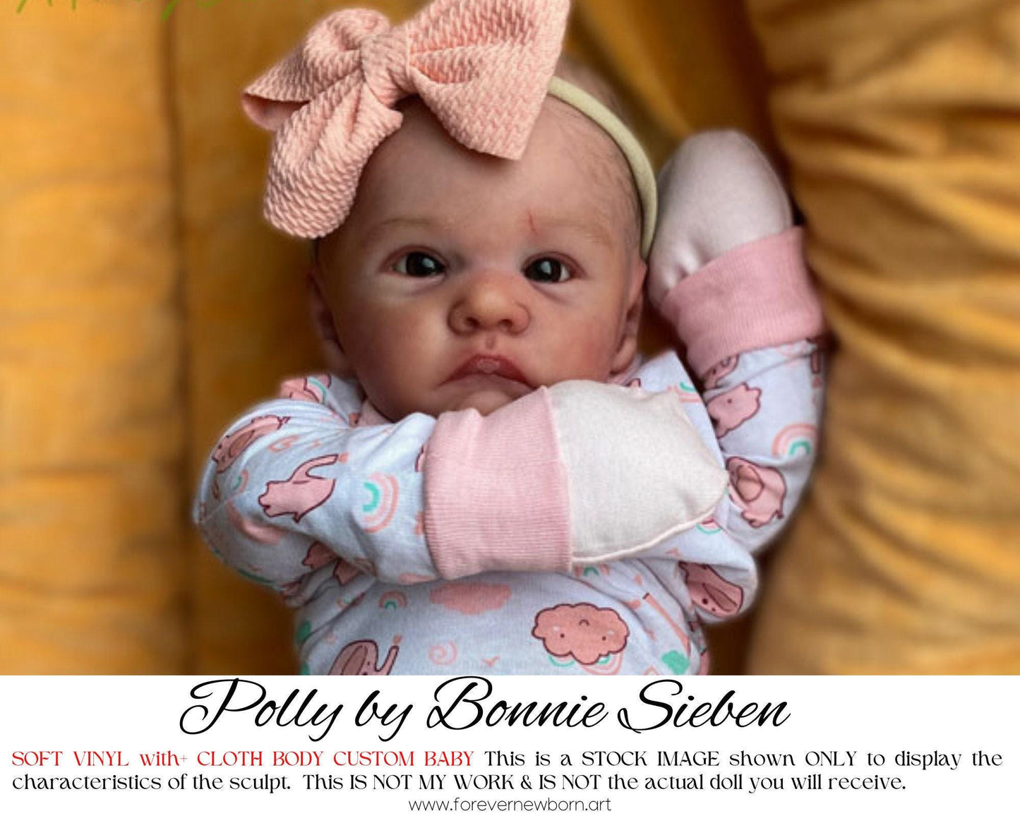 Free Baby Offer ~ Reborn Doll Sale ~ Custom Baby Polly by Bonnie Sieben (19" Full Limbs)