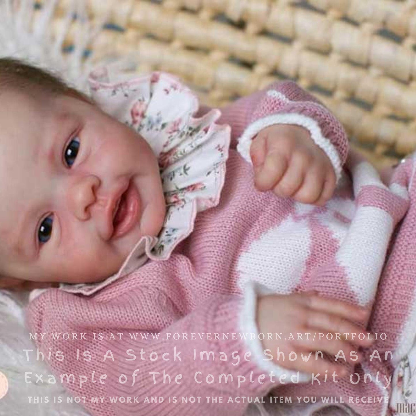 Reborn Baby **Hyper-Realistic** Reborn Doll Blossom by Andrea Arcello (17"+Full Limbs)