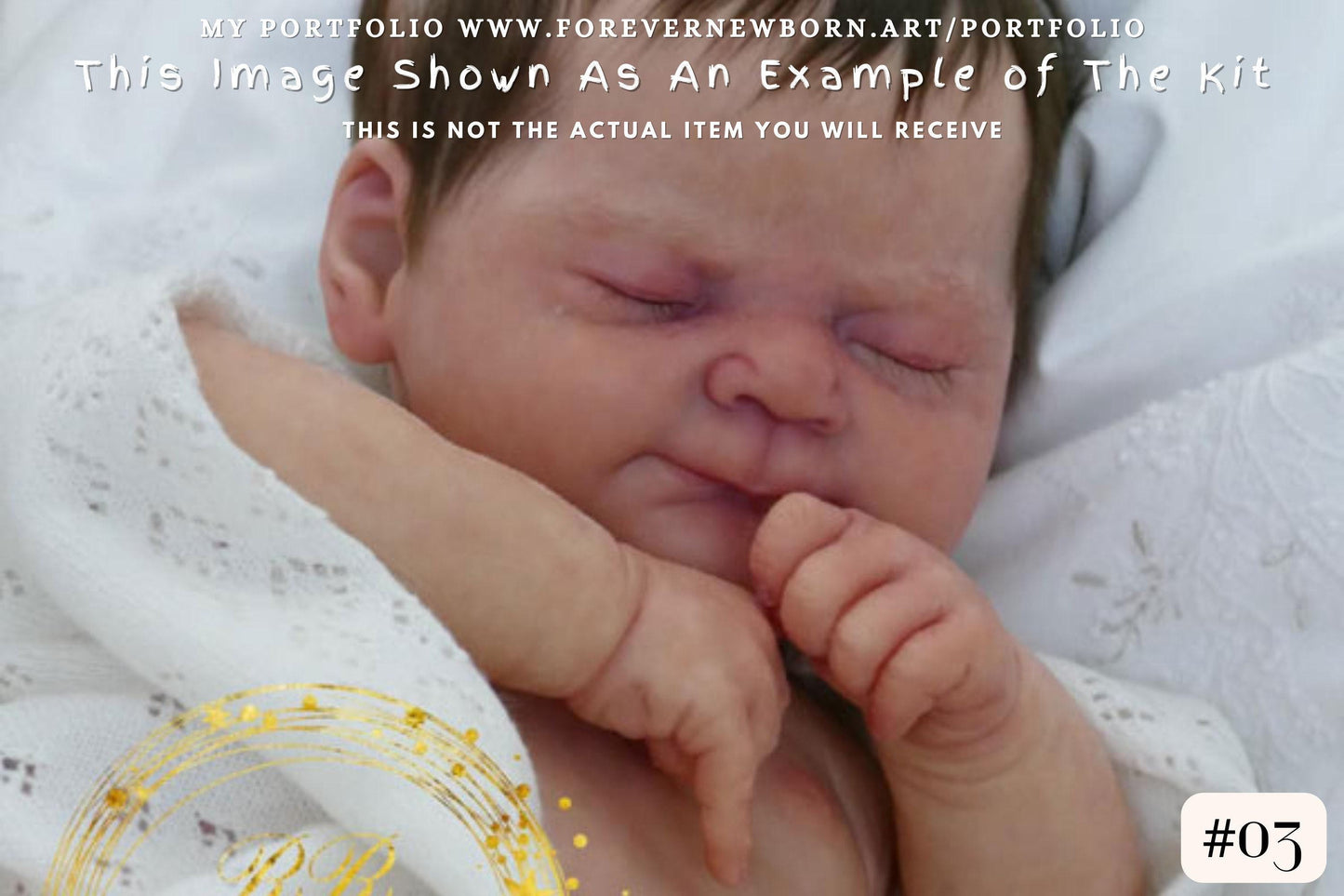 Lifelike Reborn Doll Limited Edition Bellamy By Elisa Marx (20" + Full Limbs) NEW KIT!