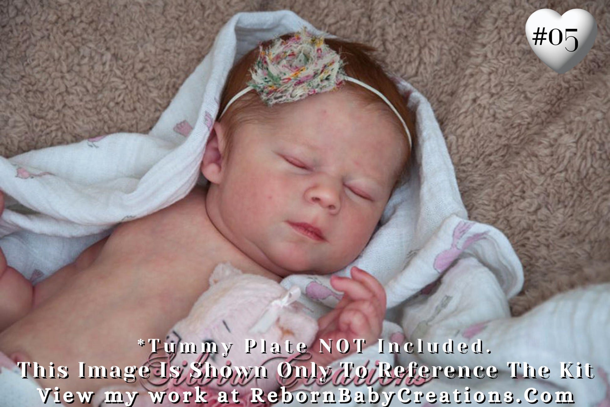 Reborn Baby **Hyper-Realistic** Reborn doll Realborn® Kimberly™ Sleeping (19"+ Full Limbs)