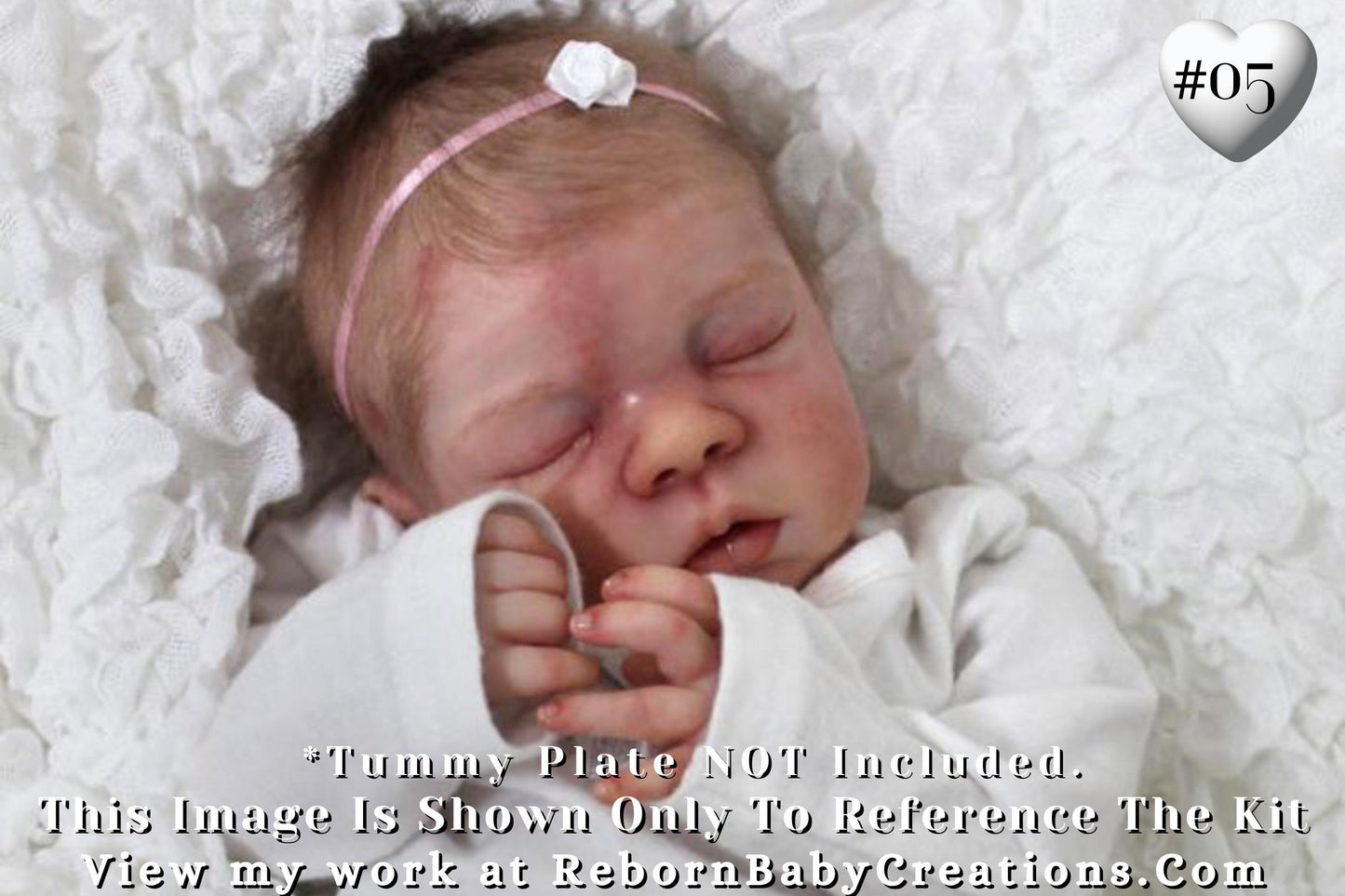 Lifelike Reborn doll Megan by Pat Moulton (16"+ 3/4 Arms Full Legs)