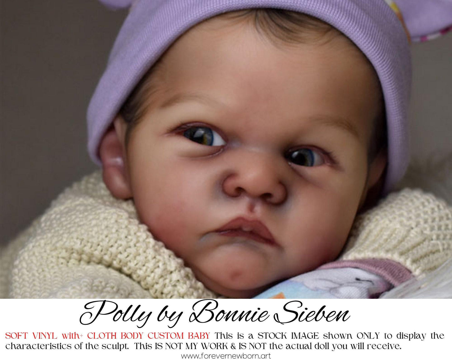 Free Baby Offer ~ Reborn Doll Sale ~ Custom Baby Polly by Bonnie Sieben (19" Full Limbs)