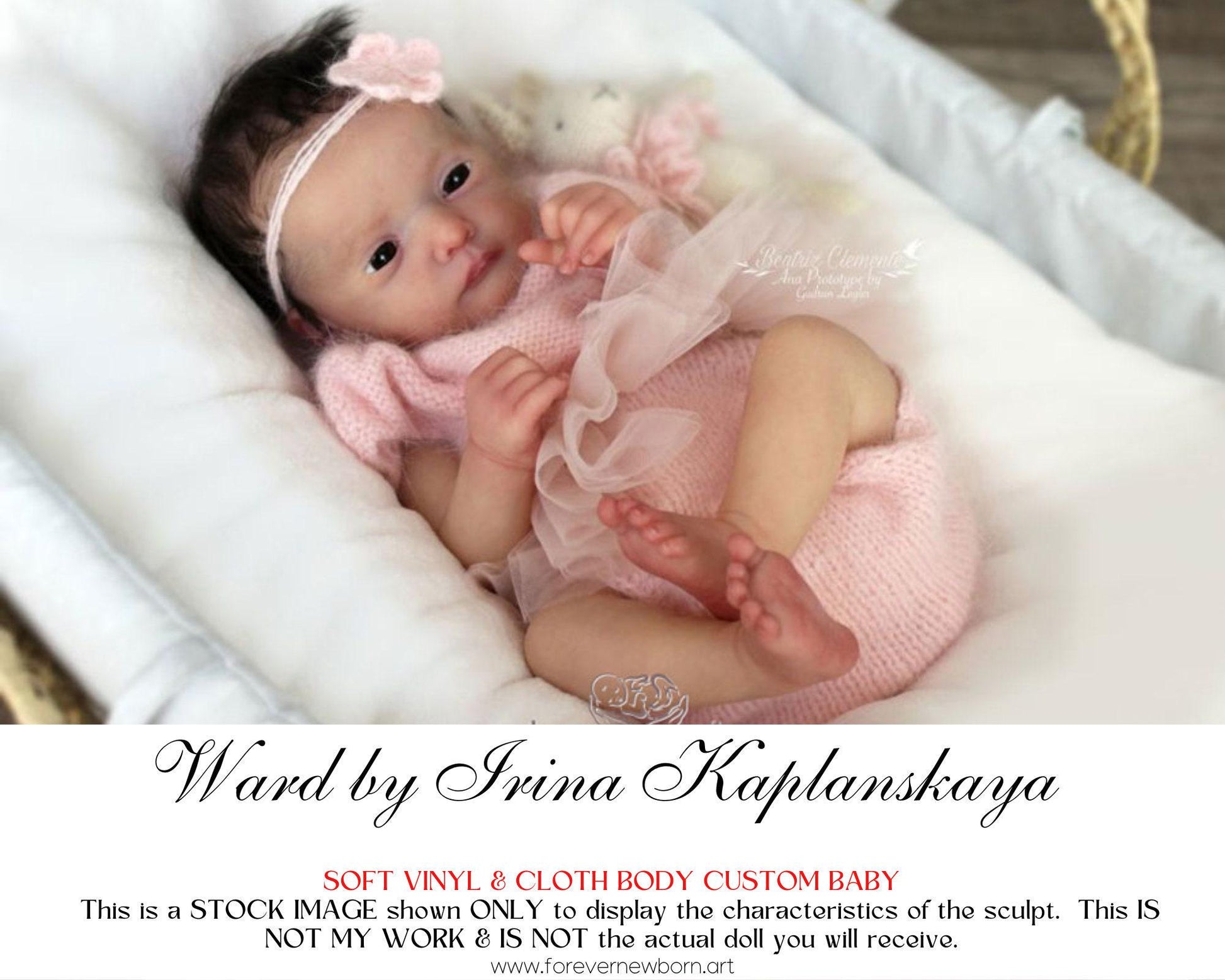 Attention Reborn Baby Collectors ~ Custom Ward by Irina Kaplanskaya (20"+Full Limbs)