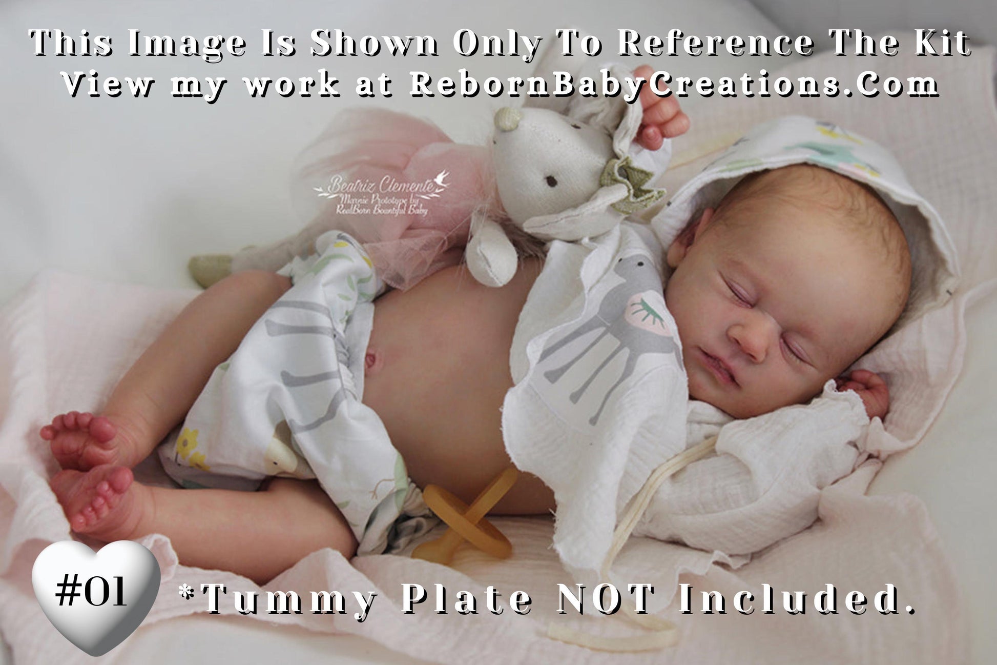 Reborn Baby **Hyper-Realistic** Reborn doll Realborn® Marnie Sleeping (19"+ Full Limbs)