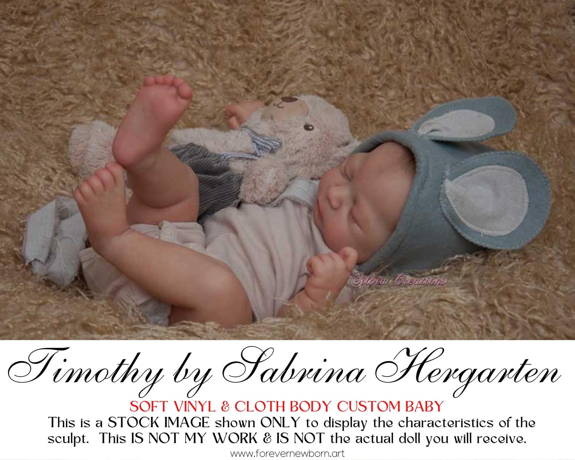 Attention Reborn Baby Collectors ~ Custom Timothy by Sabrina Hergarten (21" Full Limbs) LE999