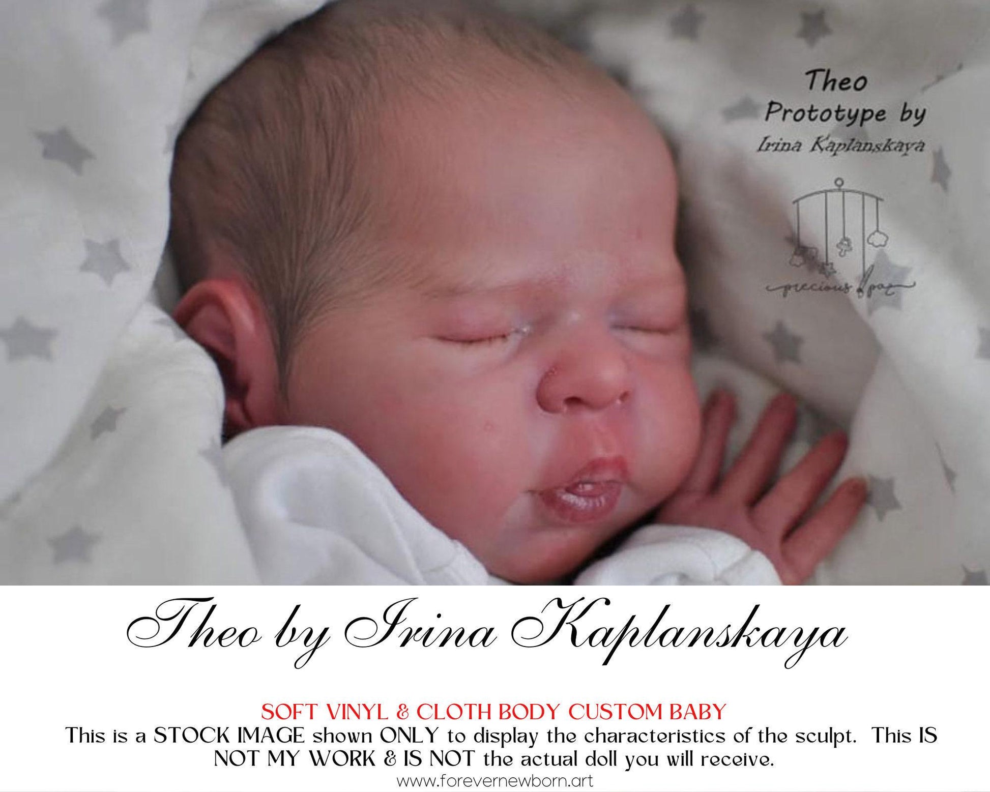 Attention Reborn Baby Collectors ~ Custom Theo by Irina Kaplanskaya (19"+Full Limbs)