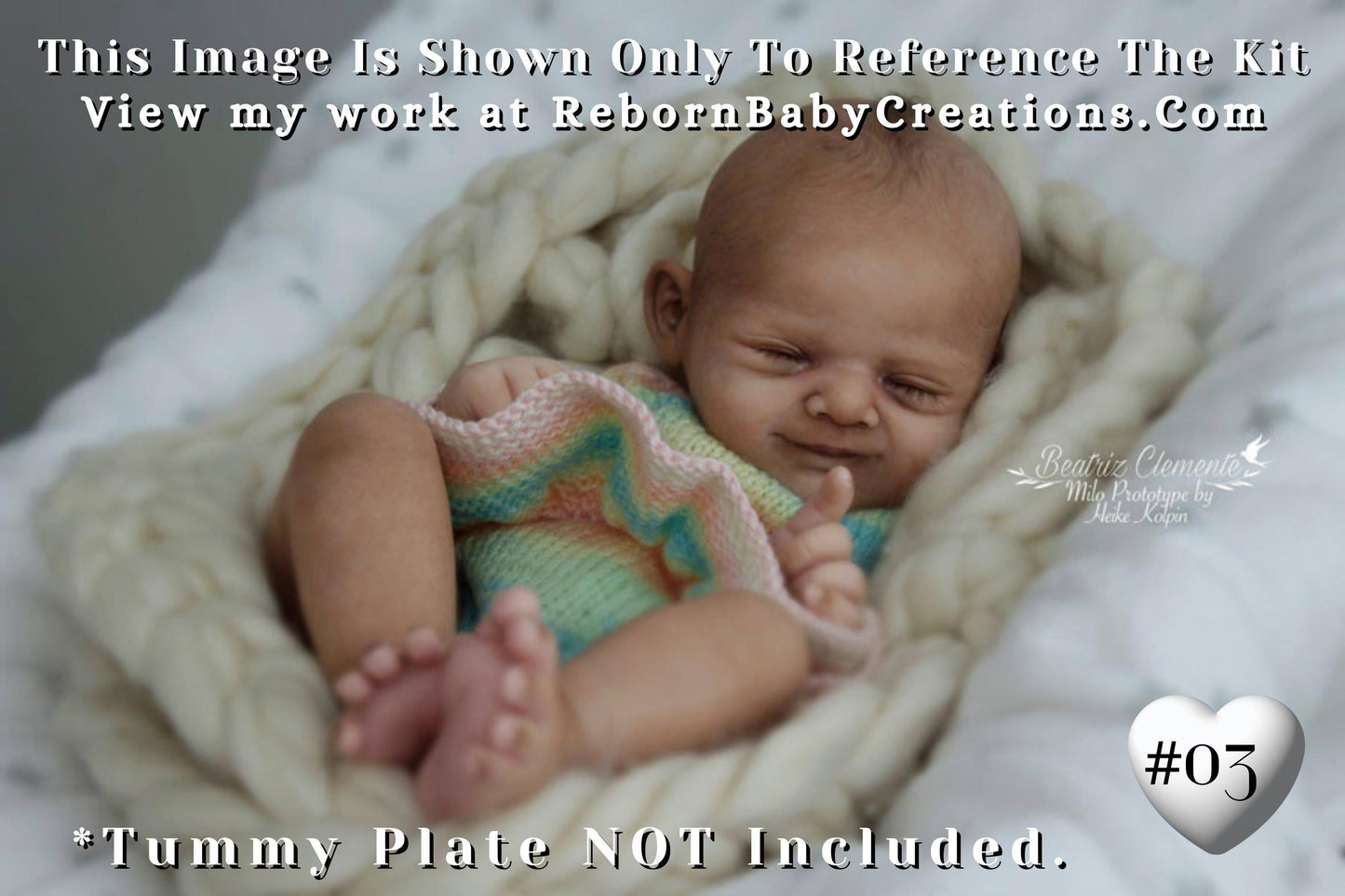 Lifelike Reborn Doll Milo by Heike Kolpin (19"+ Full Limbs)