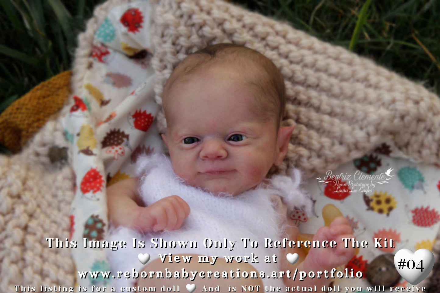 Last One Available ~ Custom Reborn Baby Doll Woodland Elf Flynn by Laura Lee Eagles (17"+Full Limbs)