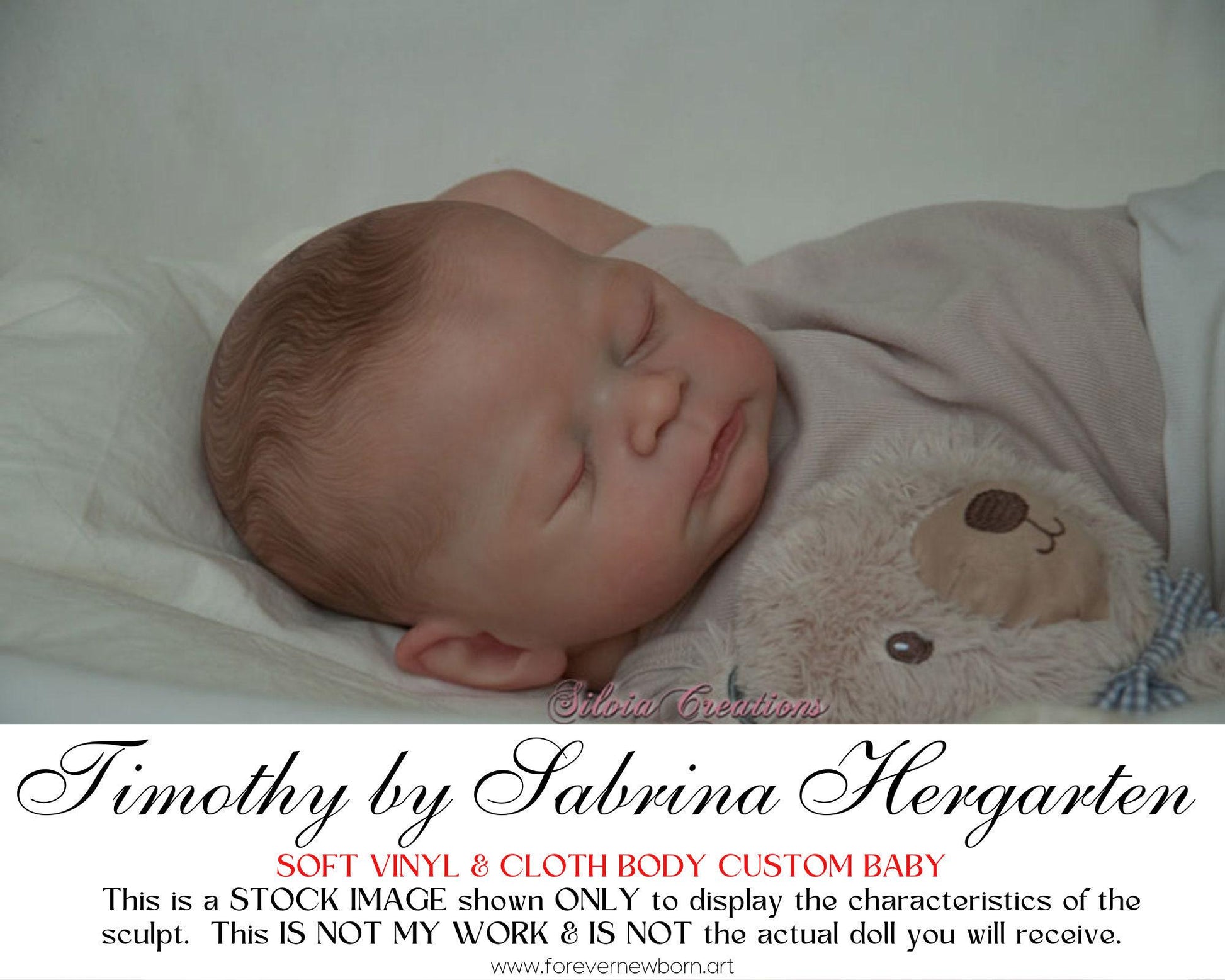 Attention Reborn Baby Collectors ~ Custom Timothy by Sabrina Hergarten (21" Full Limbs) LE999