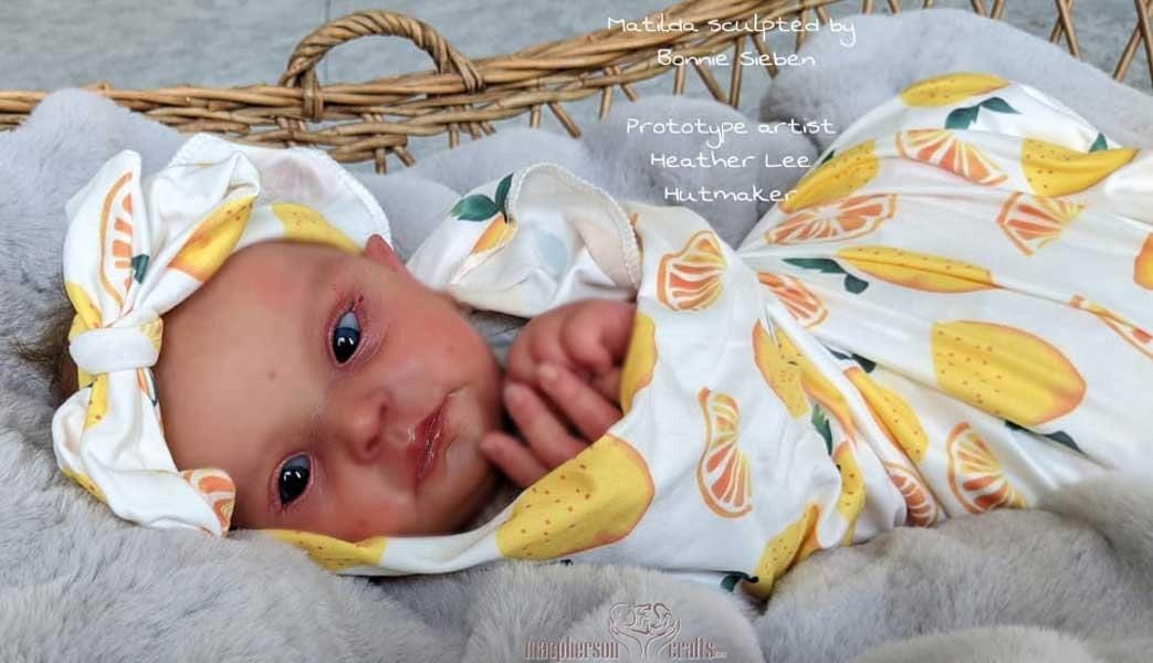Lifelike Reborn Doll Matilda by Bonnie Sieben (20" Full Limbs)