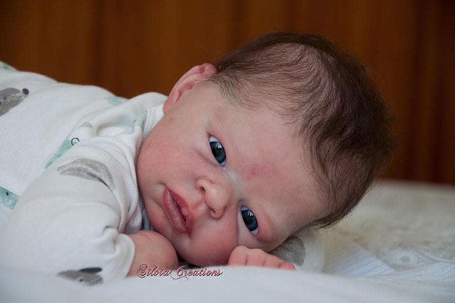 Amazing Hyper-Realistic Reborn Custom Doll Jamie by Adrie Stoete (19" Full Limbs)