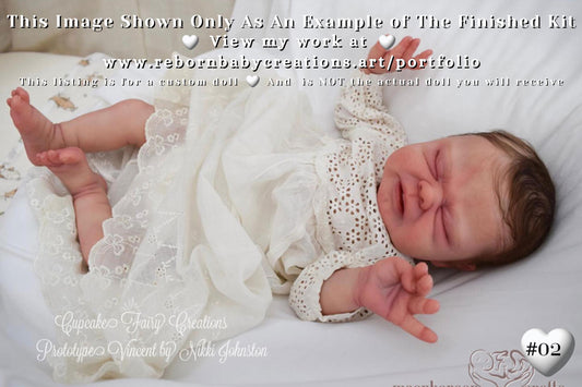 Last One Available ~ Custom Reborn Baby Doll Vincent by Nikki Johnston LoNg SoLD OuT LiMiTeD EDiTiOn (18"+Full Limbs)