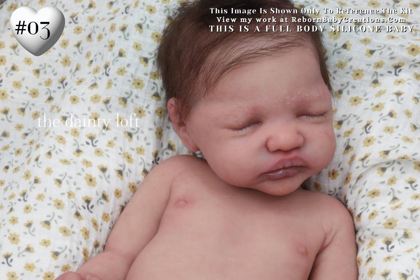 Olive by Izzy Zhao (19.5 inches 6lbs 13oz) **Temp Out of Stock** Super Soft Silicone ~ Opened Mouth & Tongue ~ Poured by The Dainty Loft