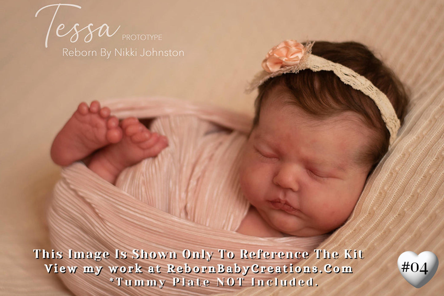 Ultra-Realistic Realborn® Tessa Sleeping (19"+Full Limbs)