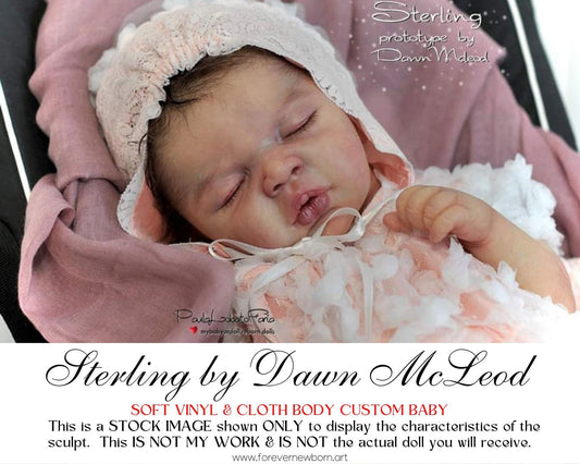 Reborn Baby **Hyper-Realistic** Reborn Doll Sterling by Dawn McLeod (23"+ Full Limbs)