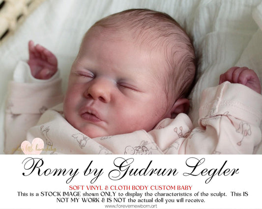 Reborn Baby **Hyper-Realistic** Reborn Doll Romy By Gudrun Legler (19"+Full Limbs)