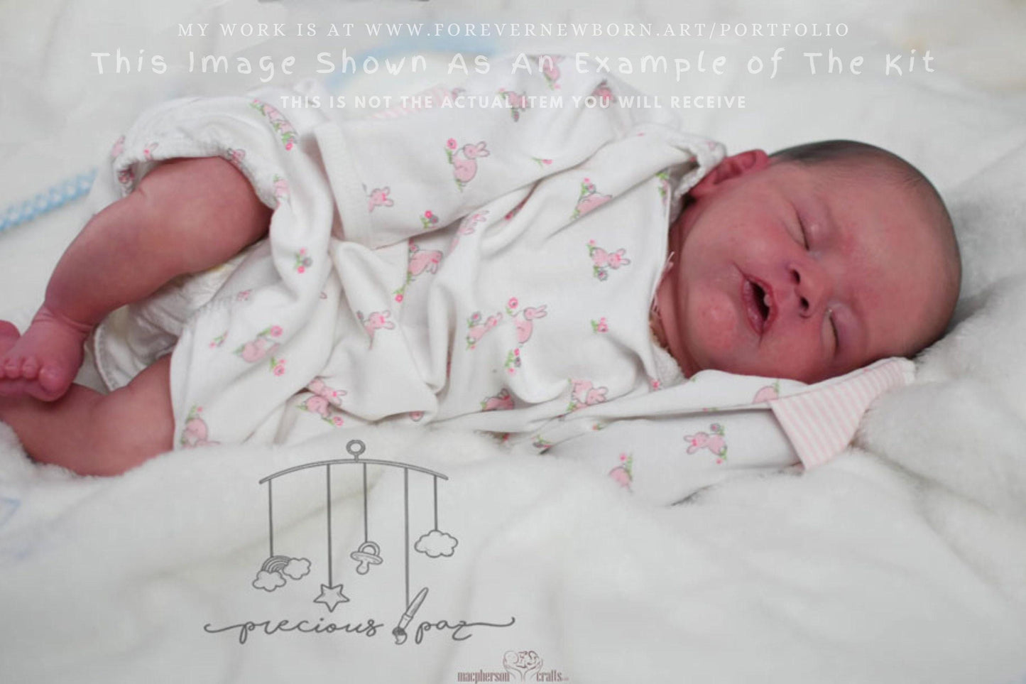 Lifelike Reborn Doll Milan by Melanie Gebhardt 19" Full Limbs